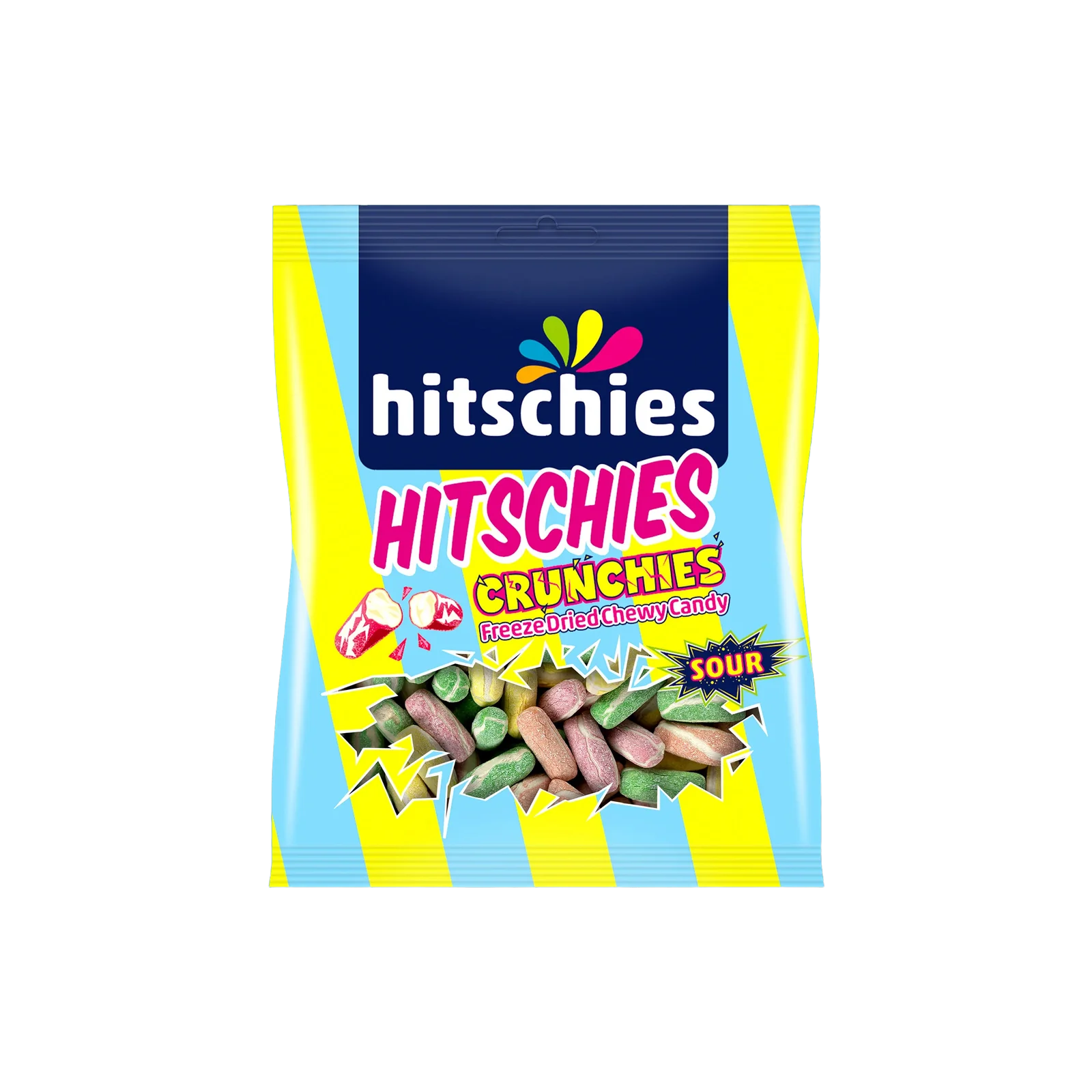 Hitschies - Kaubonbon Crunchies Sour Mix - 75 g 1