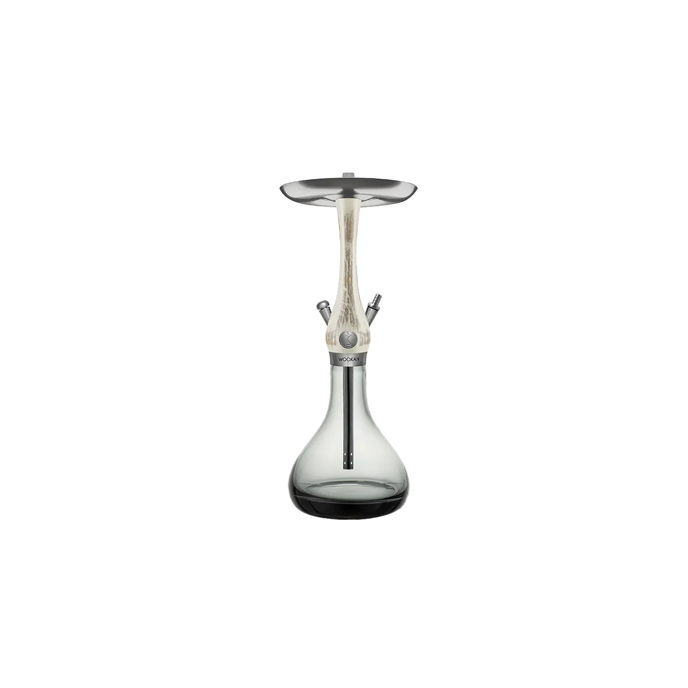 Wookah Mini Taupe Body Smoky Smooth Vase Shisha &ndash; Edelstahl & Quick Lock