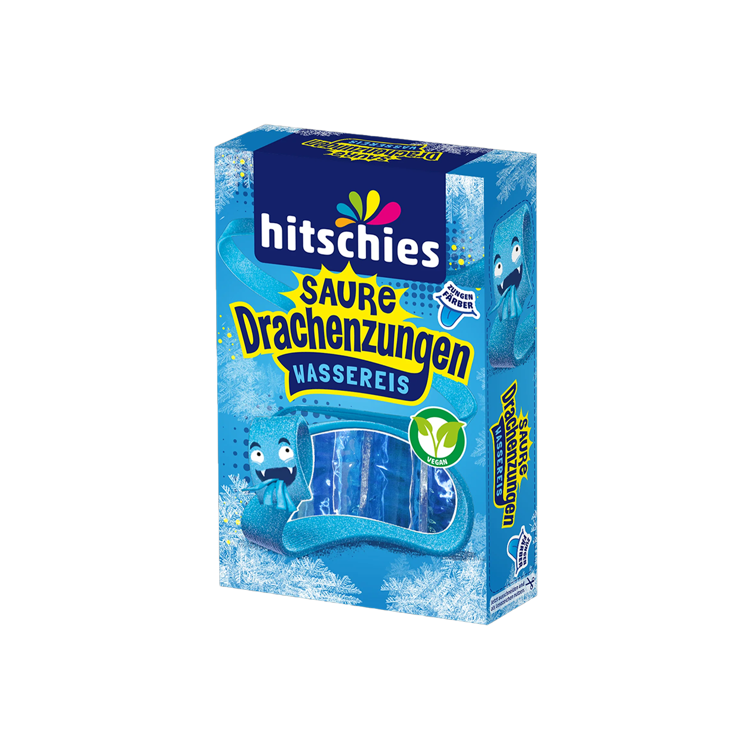 Hitschies - Saure Drachenzungen - Wassereis - Blau - 400 ml 1