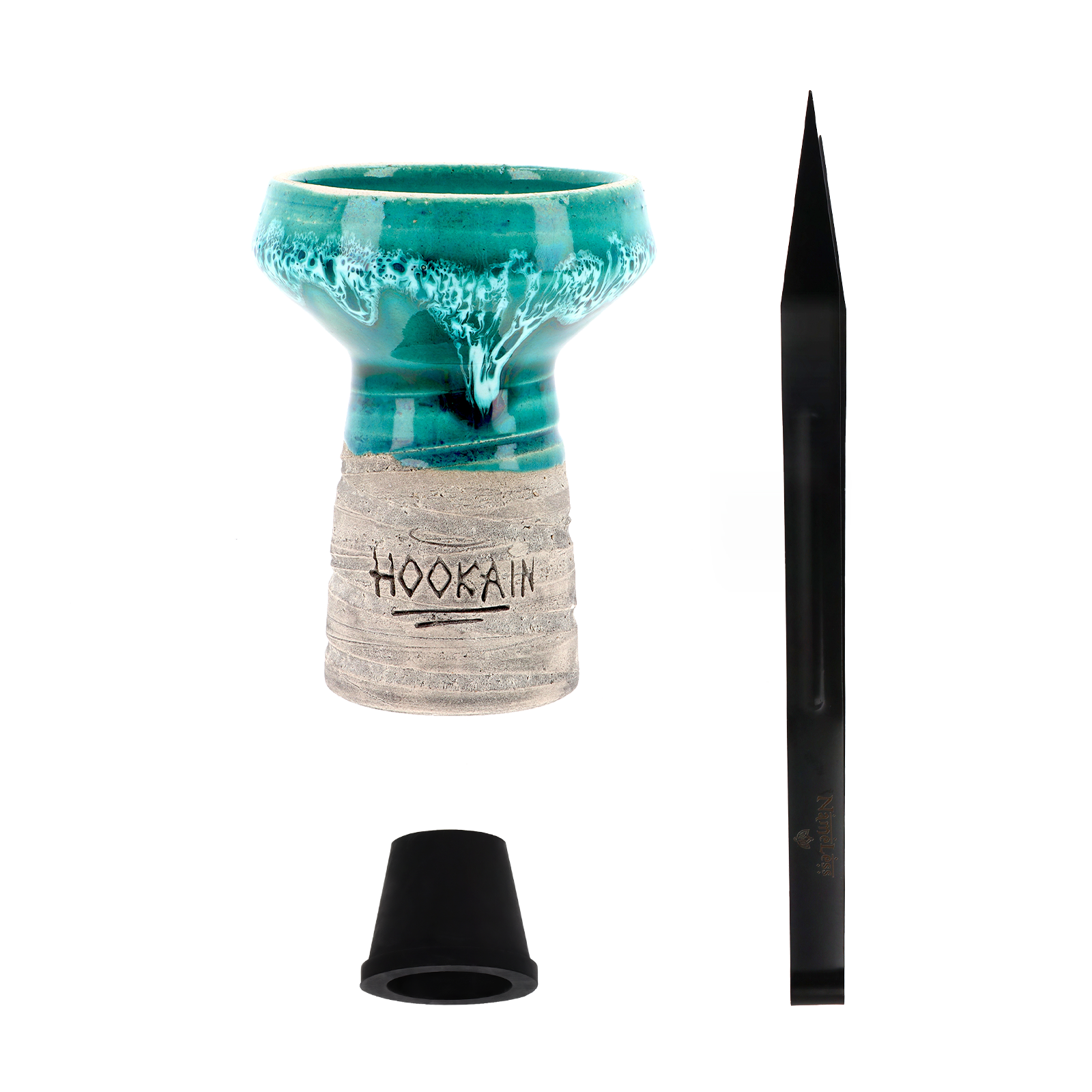 Hookain Starter Bundle Shisha Set Schwarz – Perfekter Einstieg