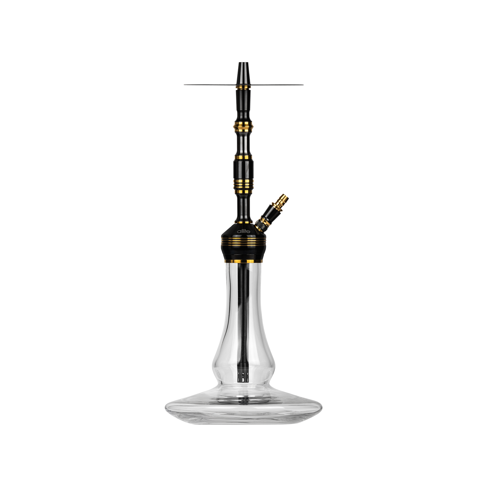 Alite Bash Lounge Black/Gold – Edelstahl Premium Shisha 4