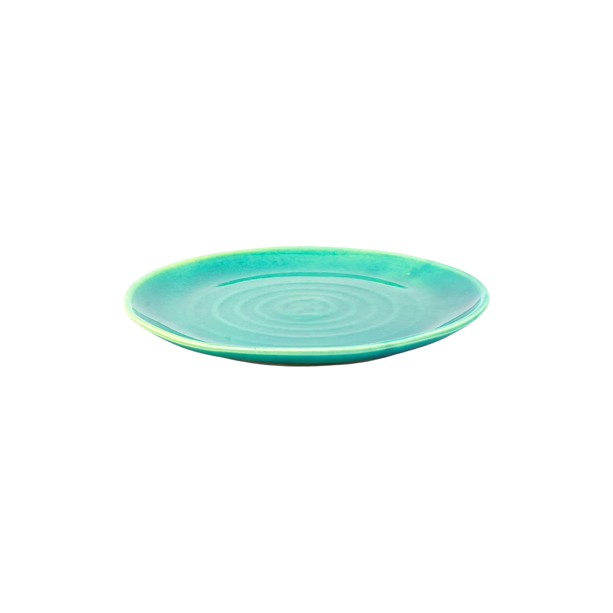BRÜSTUCK STEINGUT - PLATE - SNACK - AZURE