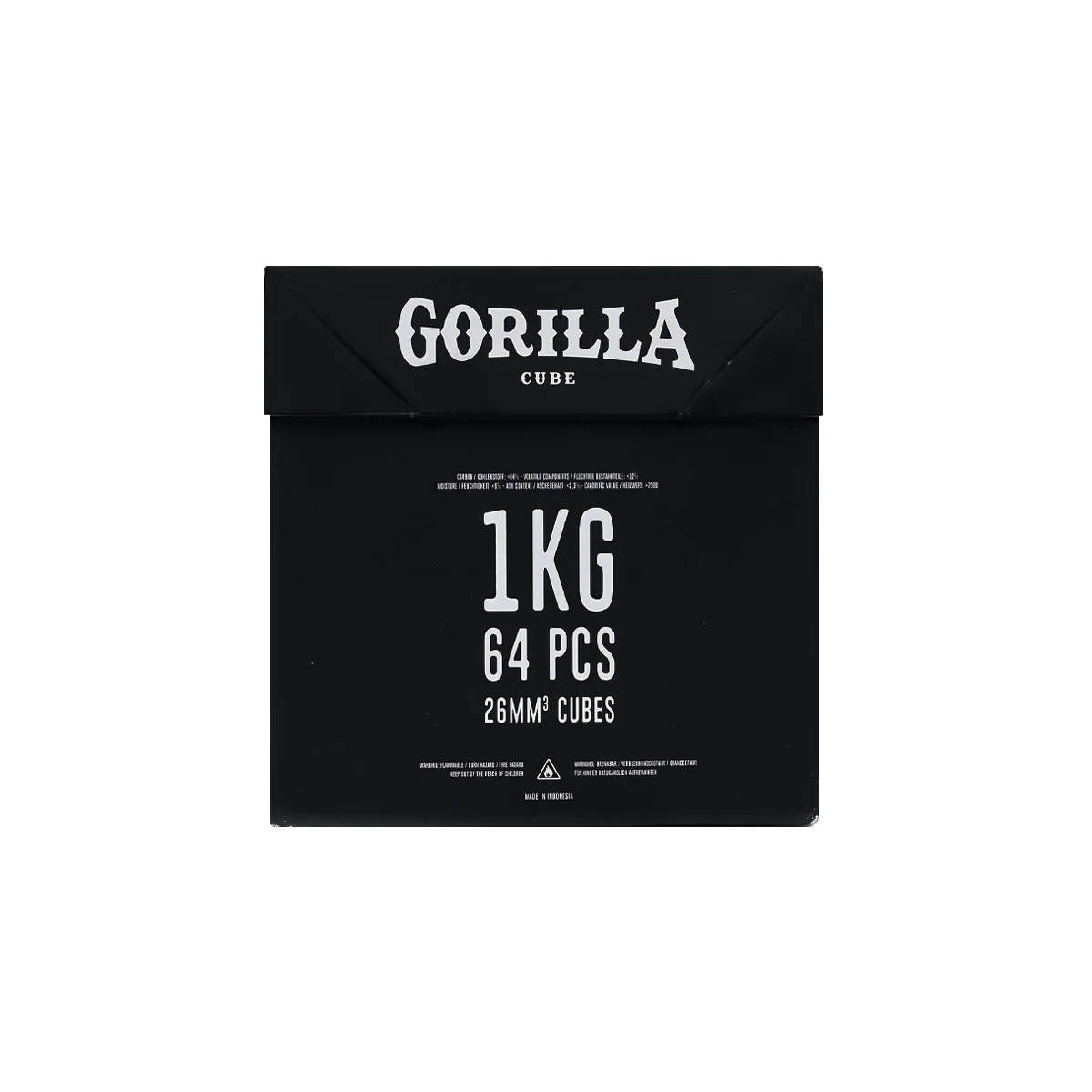 Gorilla 26er Naturkohle 1kg | Premium Shisha Kohle 3