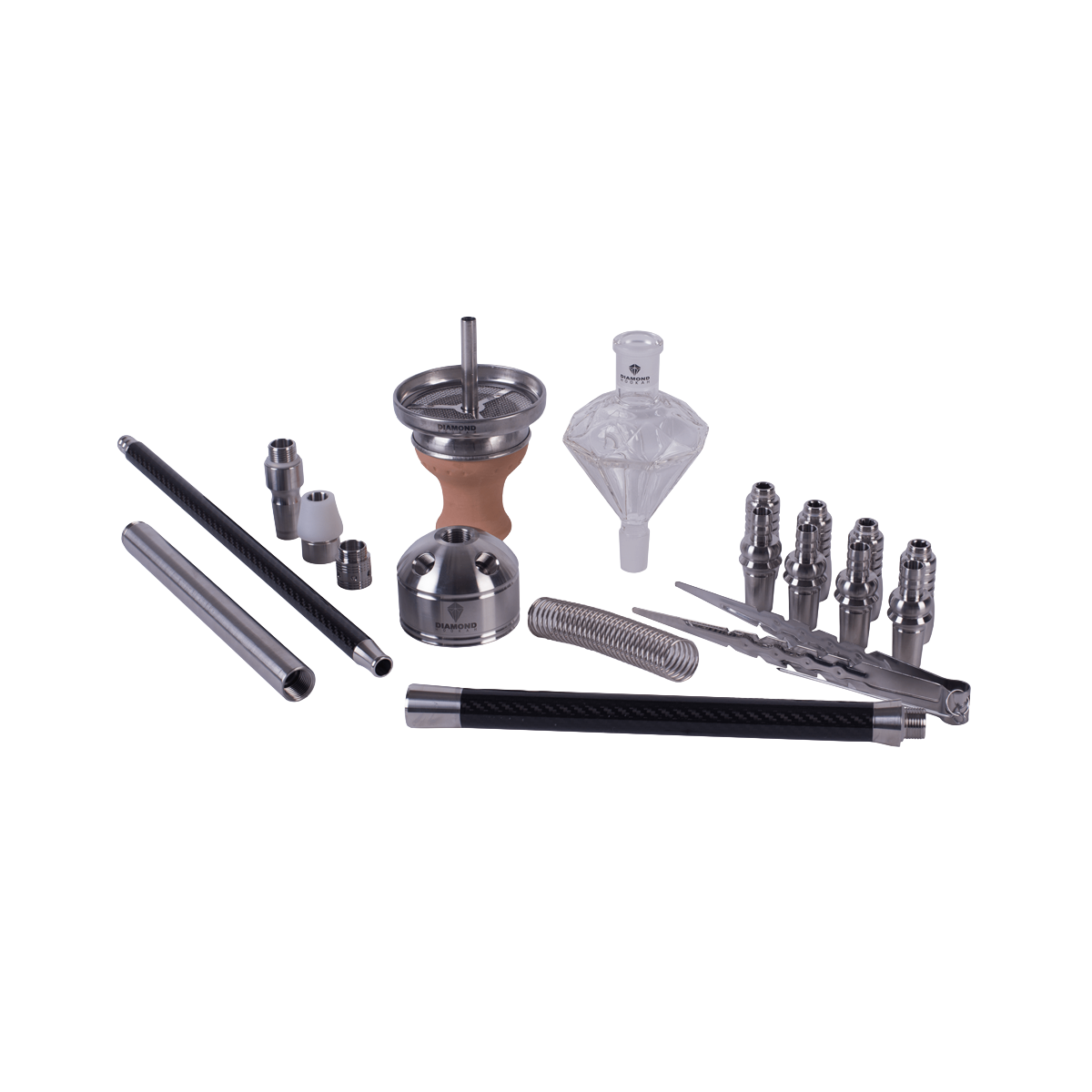 Diamond Hookah - Carbonado - Gold 10.0