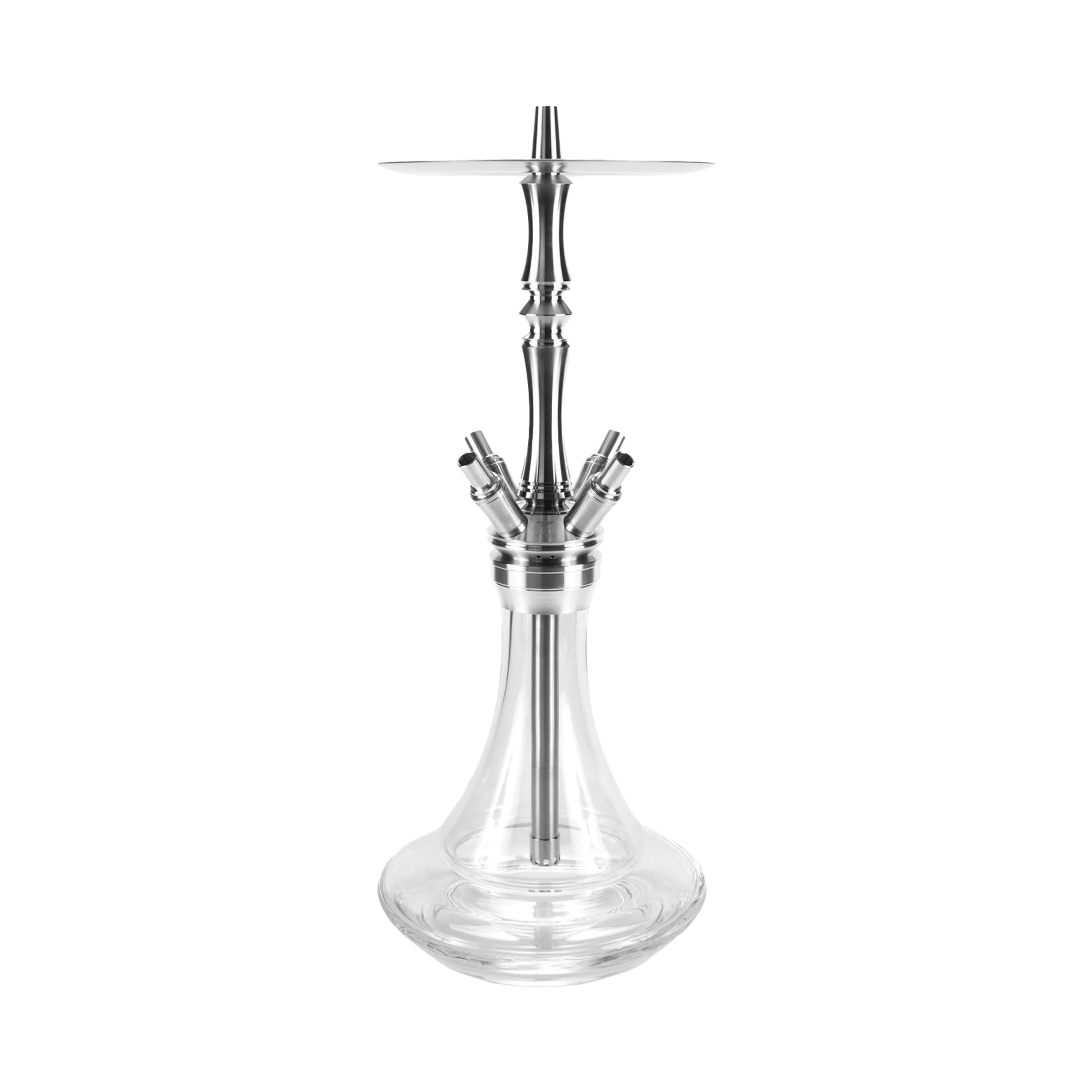 Vyro - Evoke - Clear - 4-Schlauch Edelstahl Shisha