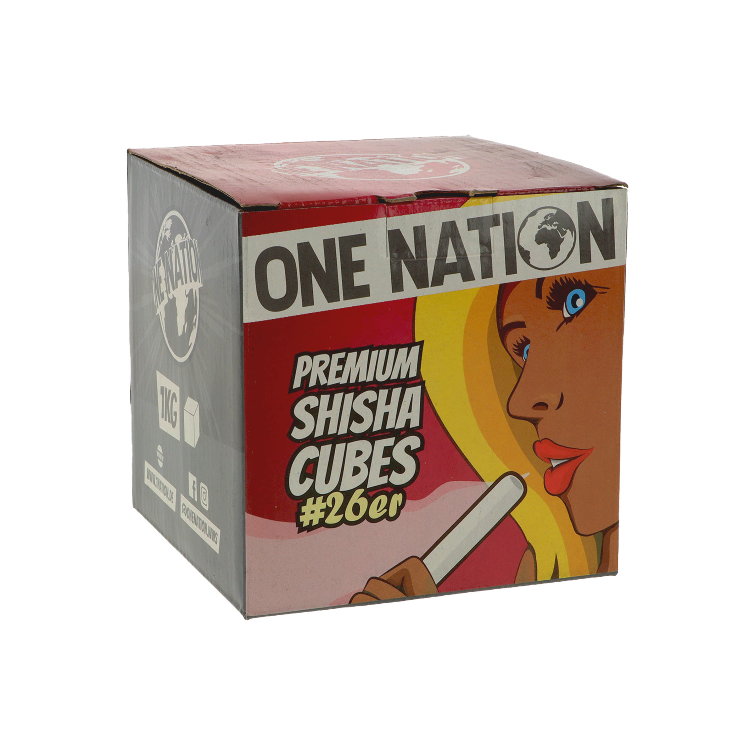 One - Nation - Shisha - Cubes - #26er - 1KG