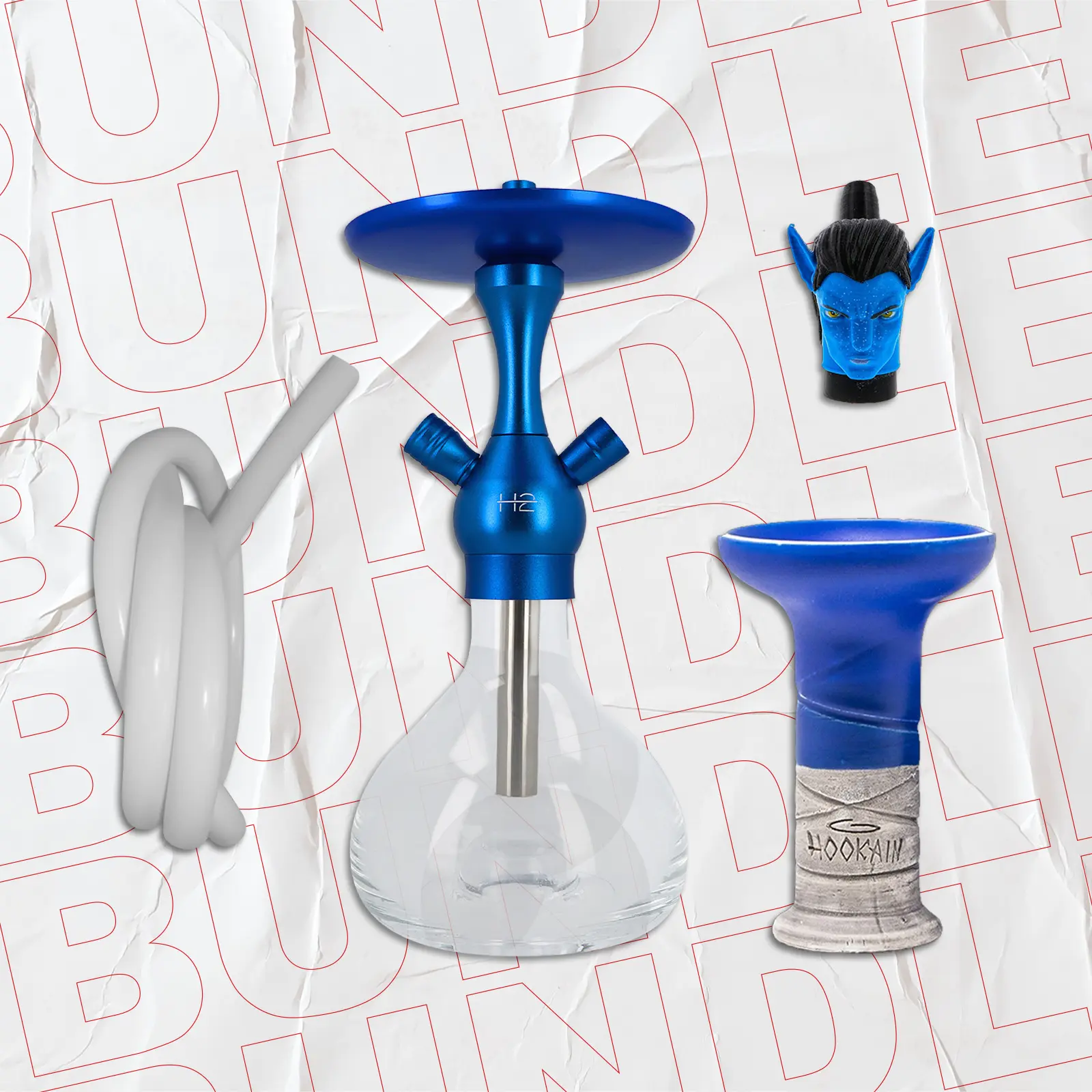 Blue Lagoon Shisha Bundle - Blaues Shisha Set günstig bestellen 1