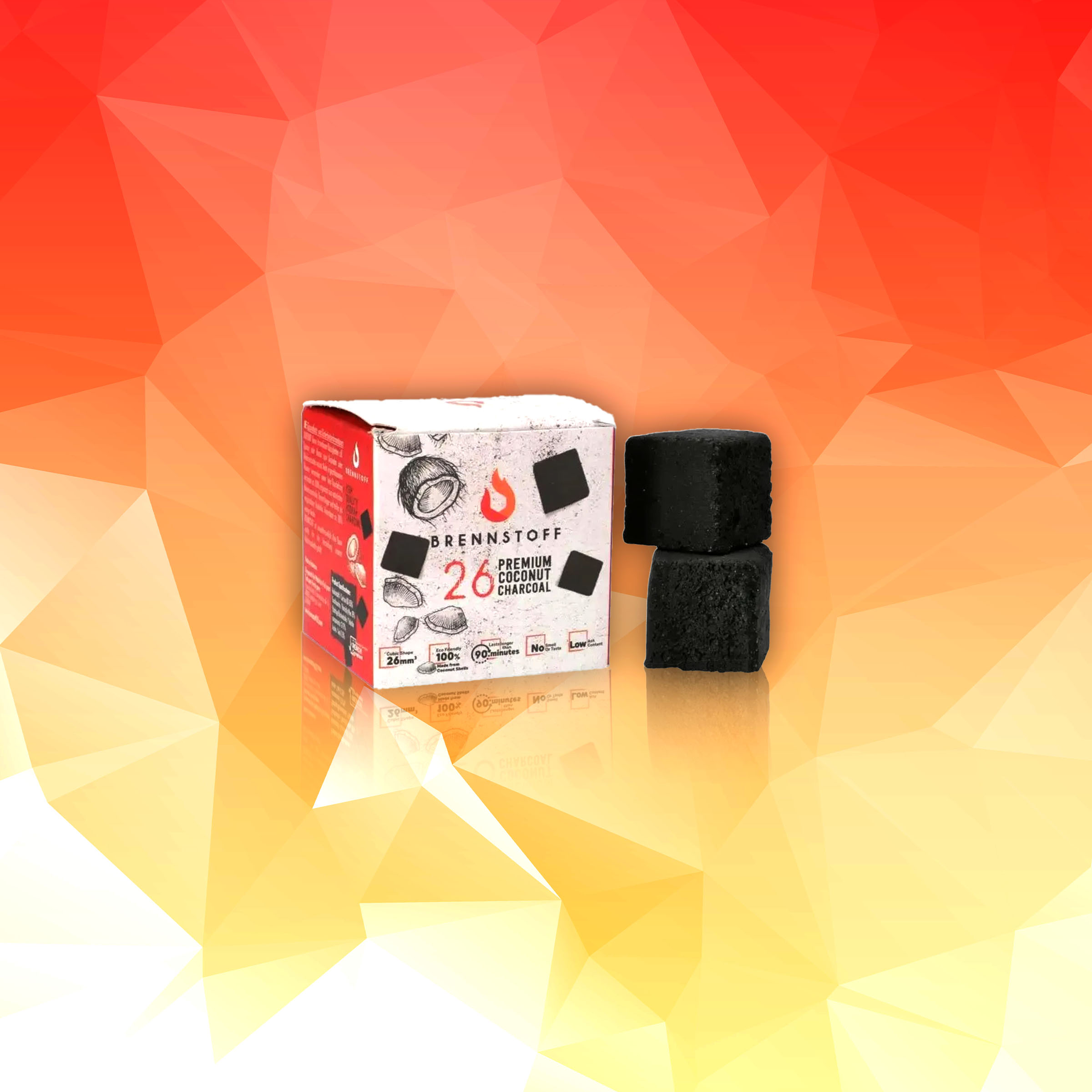 Brennstoff 26er Naturkohle 8 Stk.15g | G&uuml;nstig im Hookain Onlineshop
