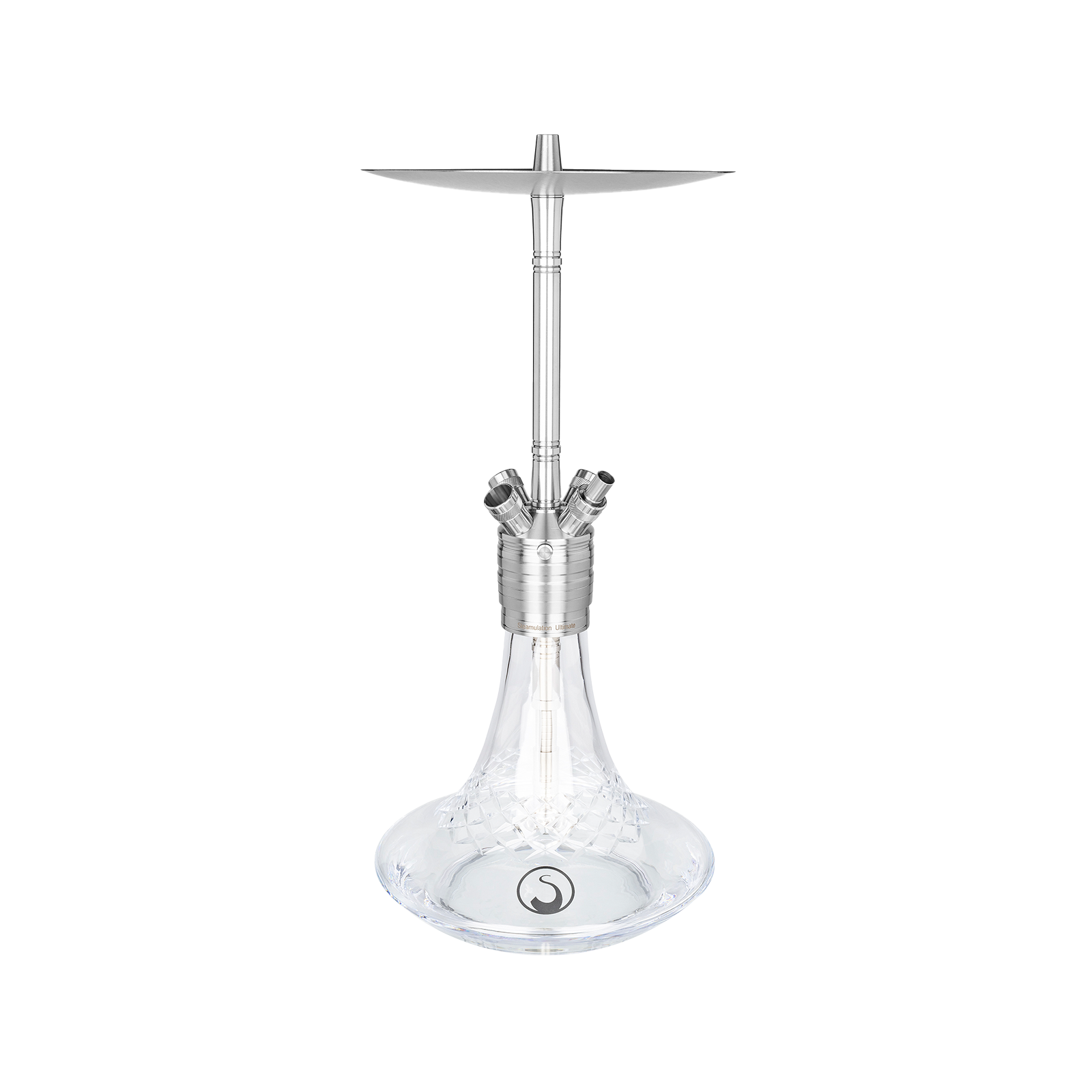 Steamulation Gen. III Crystal Shisha – Premium 4-Schlauch Wasserpfeife 1