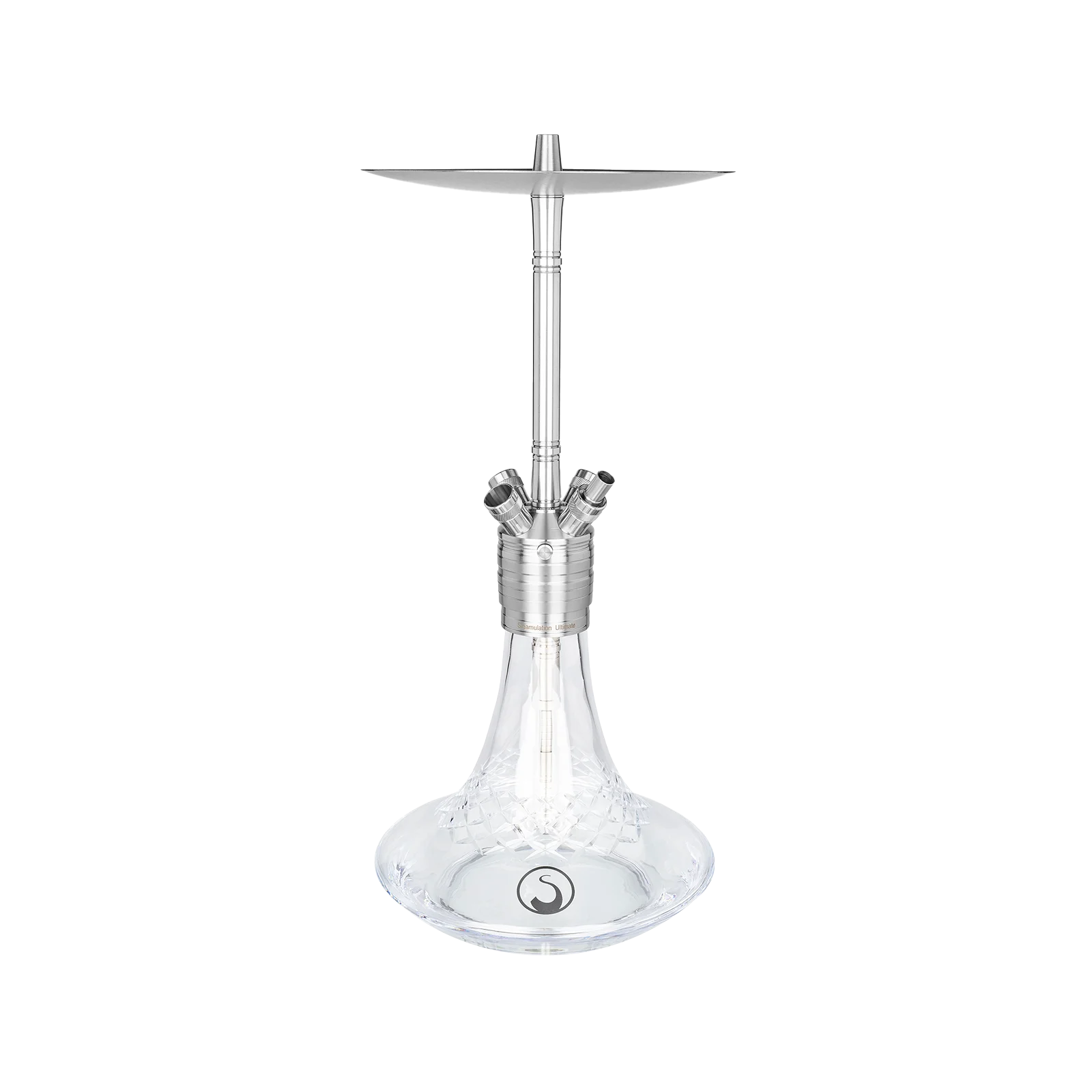 Steamulation Gen. III Crystal Shisha – Premium 4-Schlauch Wasserpfeife 1
