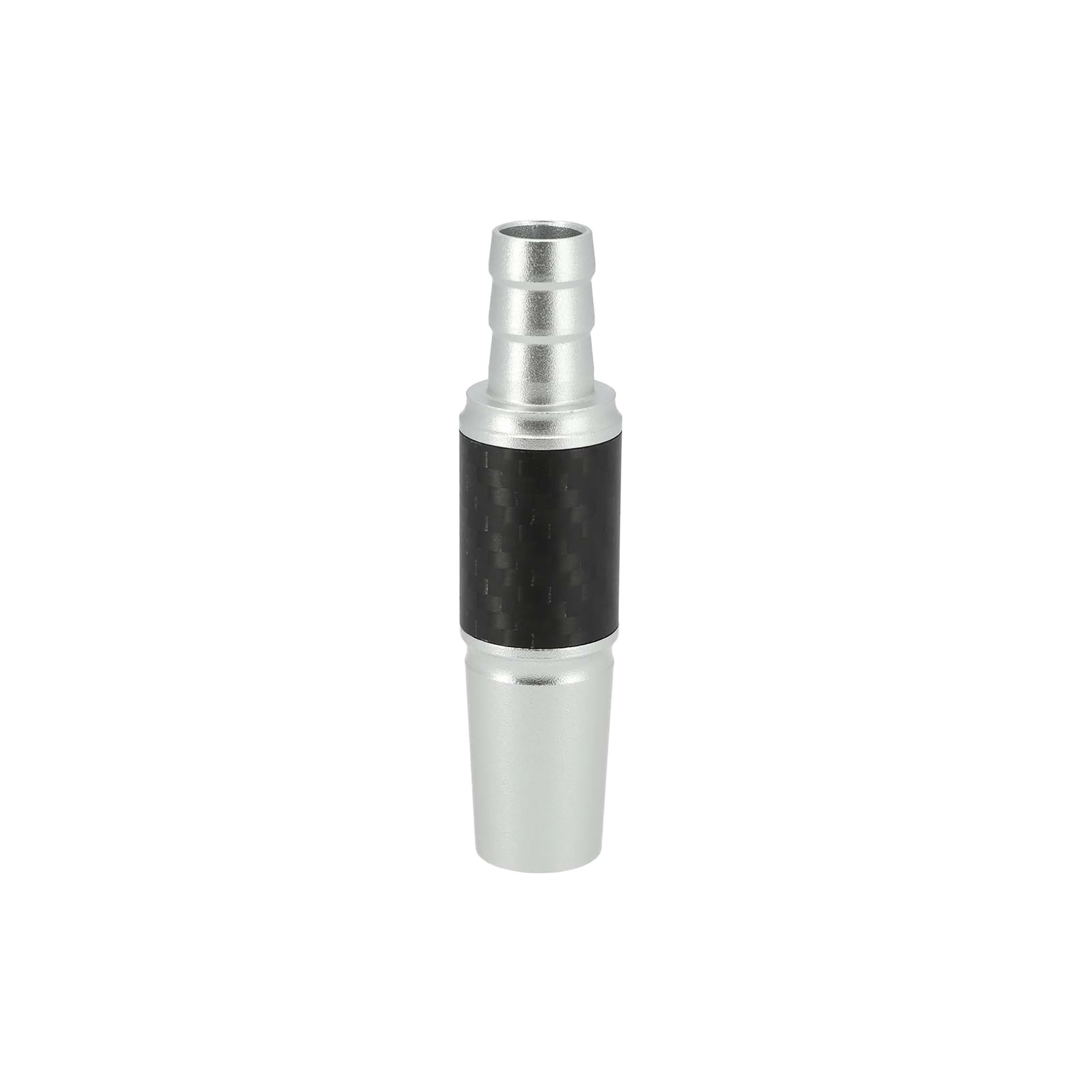 Invi - Schlauchanschluss - Alu - Carbon - 18/8 - Silver