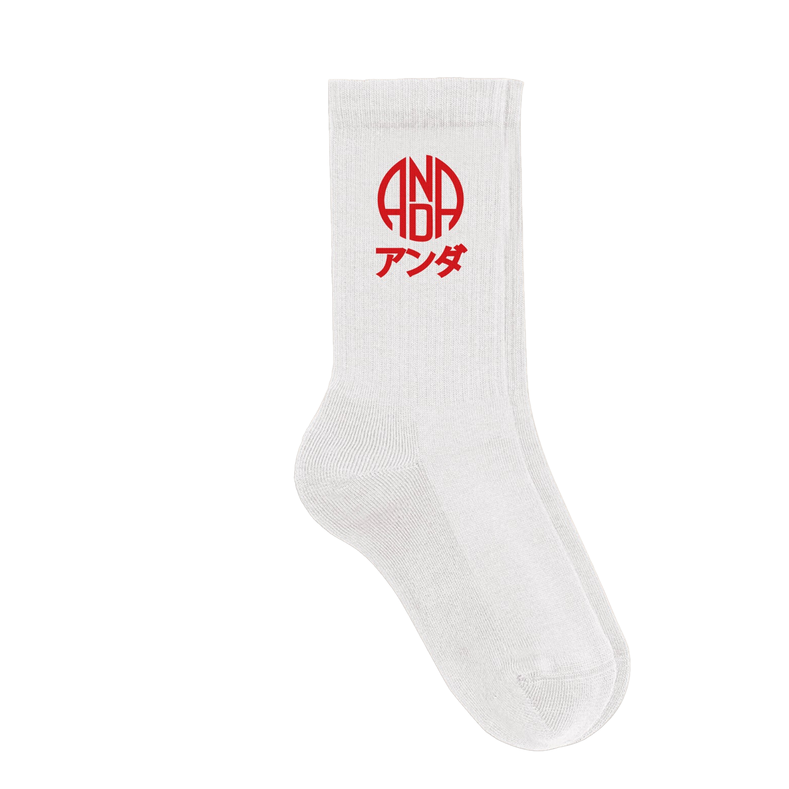 White Socks - Anda - Japan Red  | Sportsocken 1