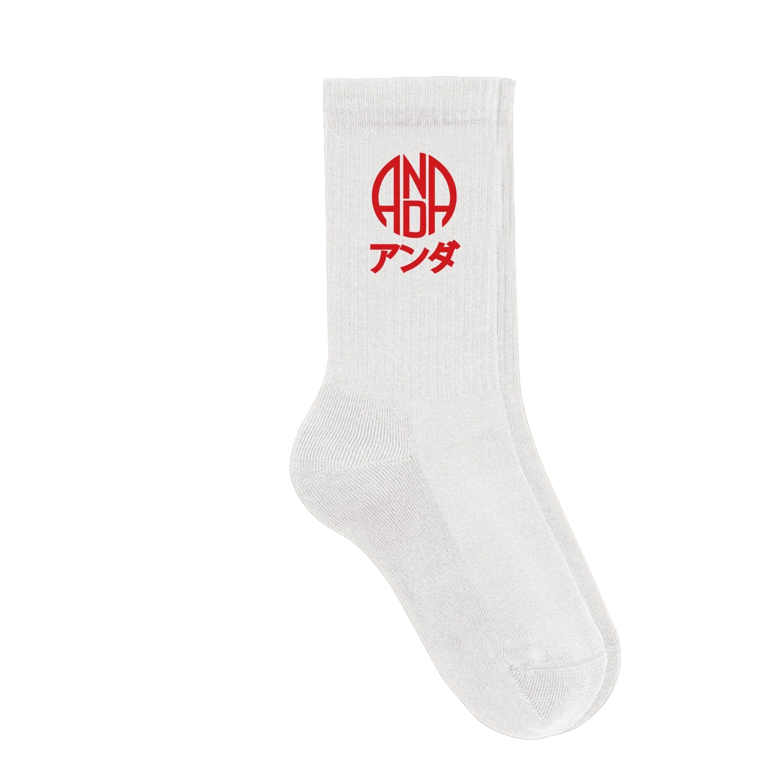 White Socks - Anda - Japan Red  | Sportsocken 1
