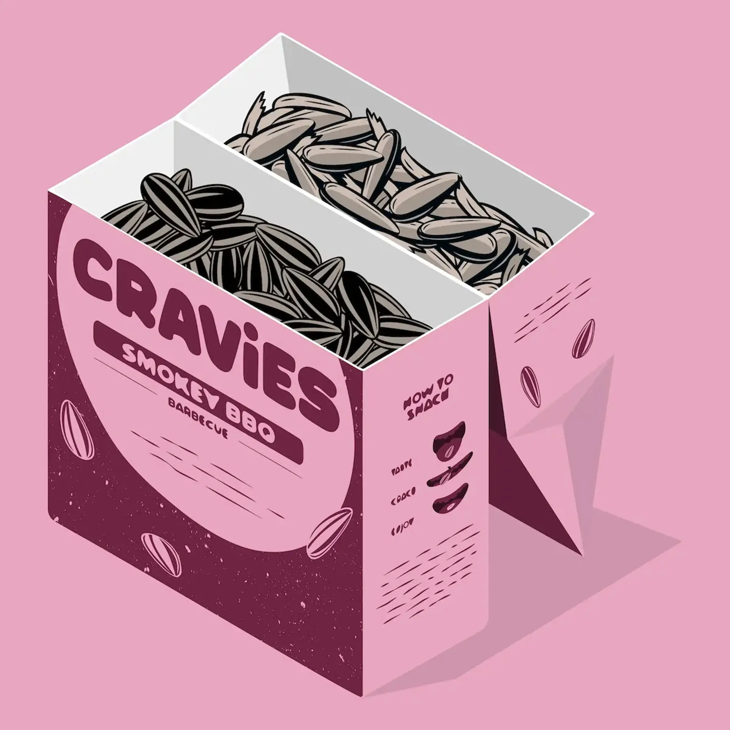 Cravies Sonnenblumenkerne Smokey BBQ 60g | Günstig Online 3 Cravies Sonnenblumenkerne Smokey BBQ 60g | Günstig Online 3