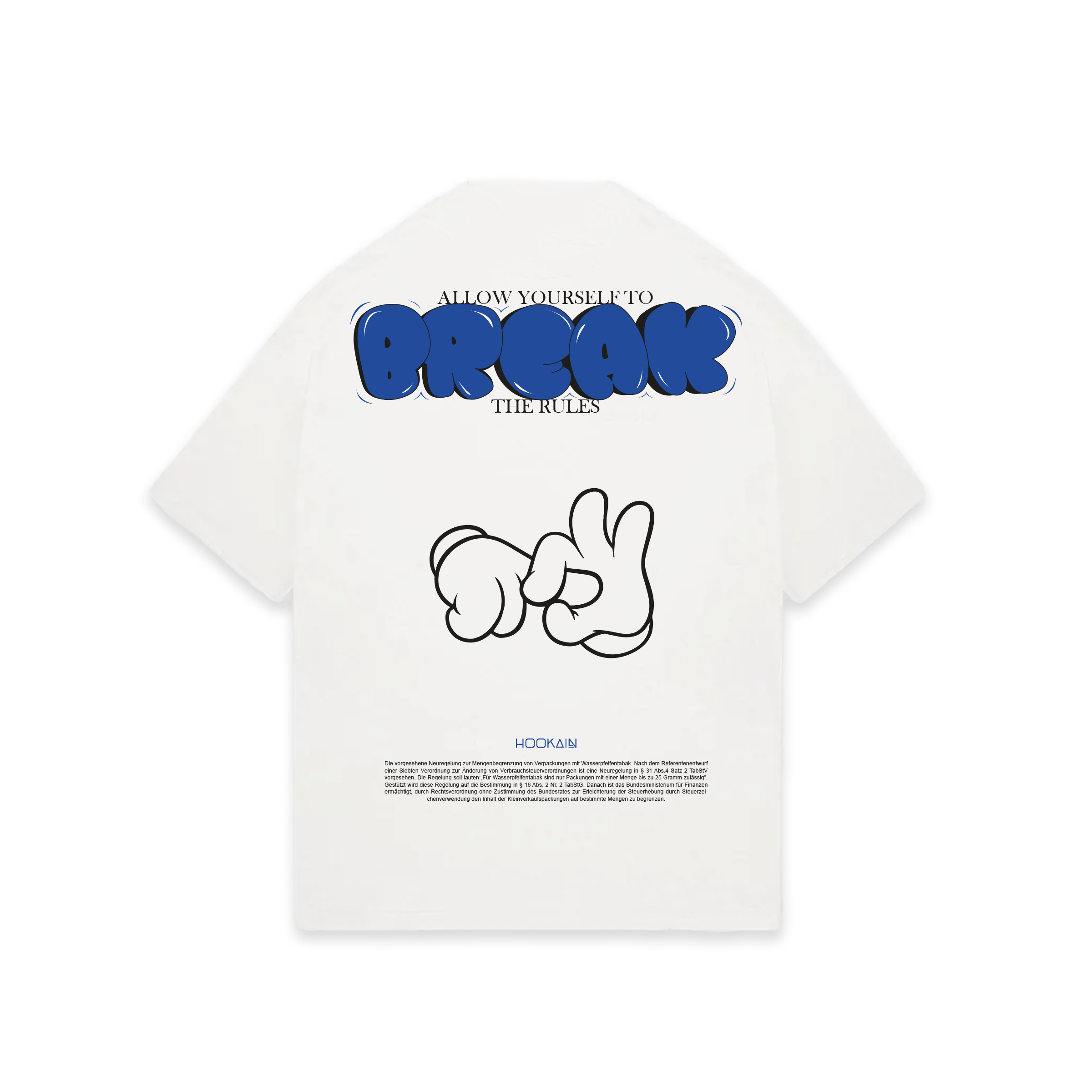 Logo T-Shirt - Medium Fit - FYLAW - Weiß - Hookain Merch Nr 1 Logo T-Shirt - Medium Fit - FYLAW - Weiß - Hookain Merch Nr 1