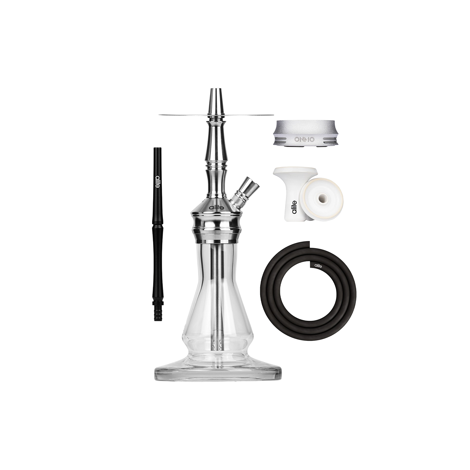 Alite Swiss Mini Lounge Silver Shisha – Edles Kompaktmodell
