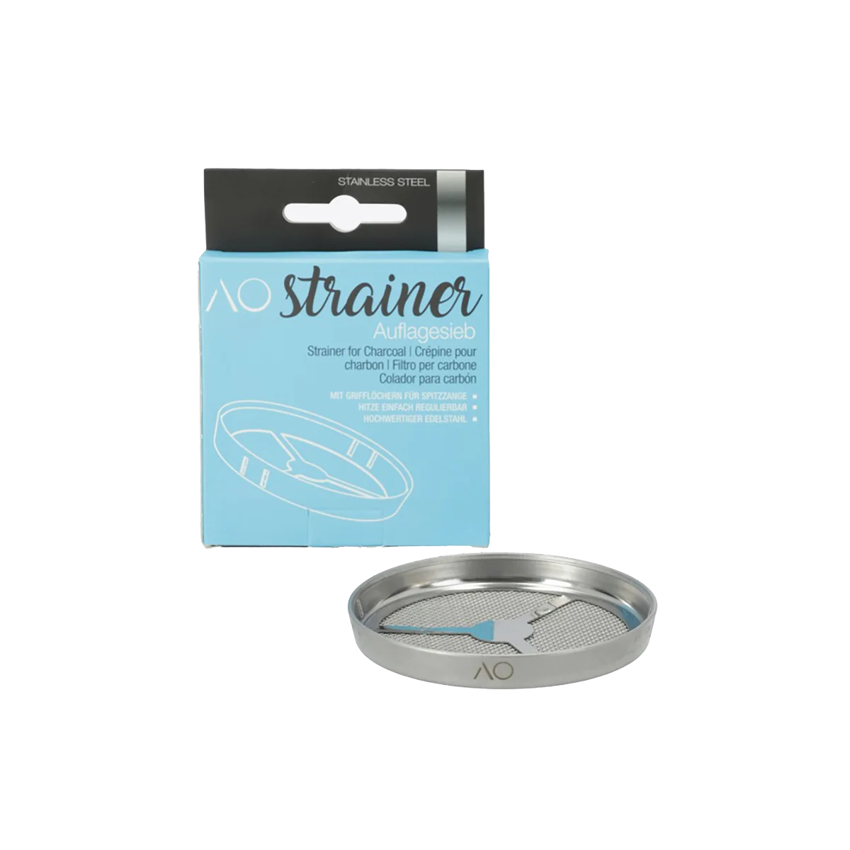 AO - Strainer - Auflagesieb für Shisha Mehrlochkopf - Edelstahl - 3 AO - Strainer - Auflagesieb für Shisha Mehrlochkopf - Edelstahl - 3