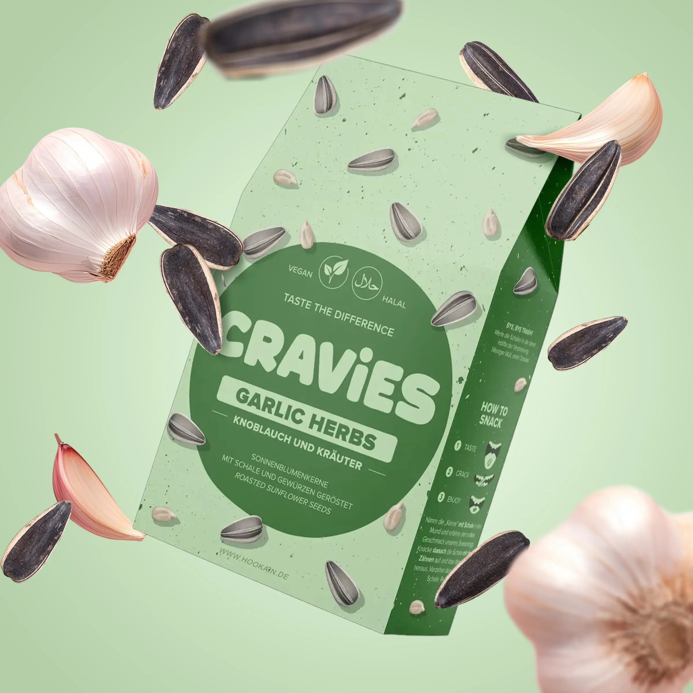 Cravies Sunflower seeds  Garlic Herbs 60 g | Cheap Online 1