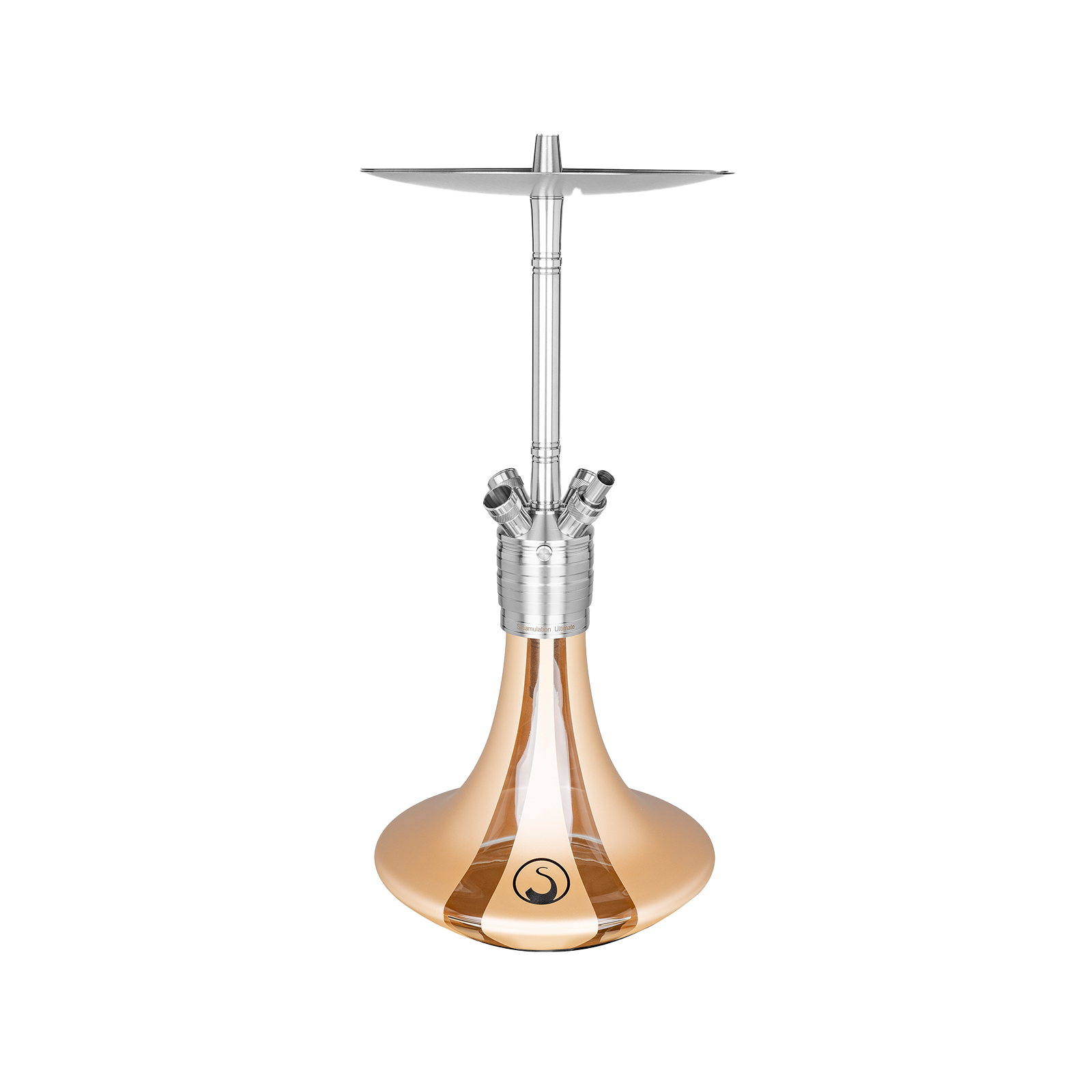 Steamulation Gen. III Gold Matt Metallic Shisha – Premium 4-Schlauch Wasserpfeife 1