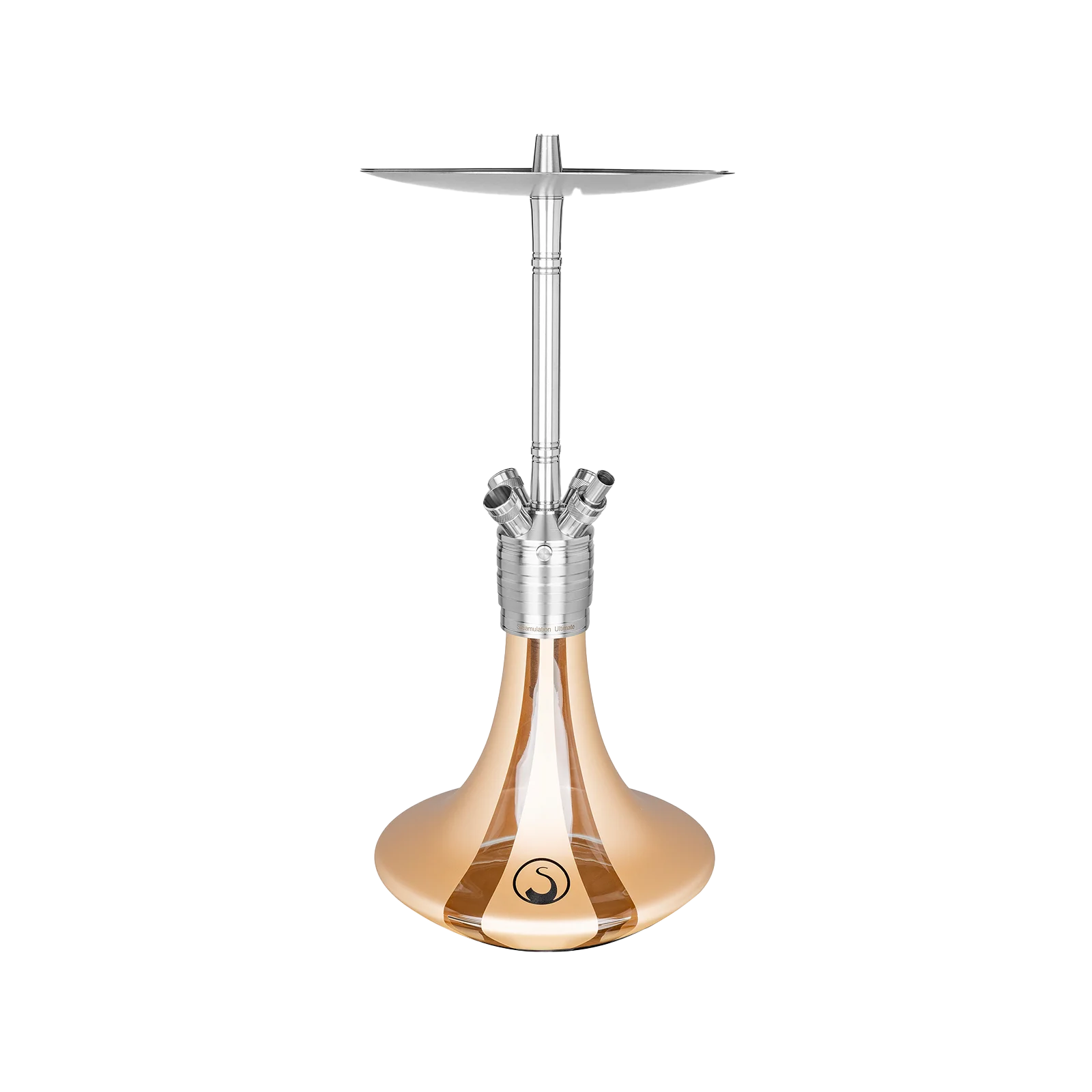 Steamulation Gen. III Gold Matt Metallic Shisha – Premium 4-Schlauch Wasserpfeife 1