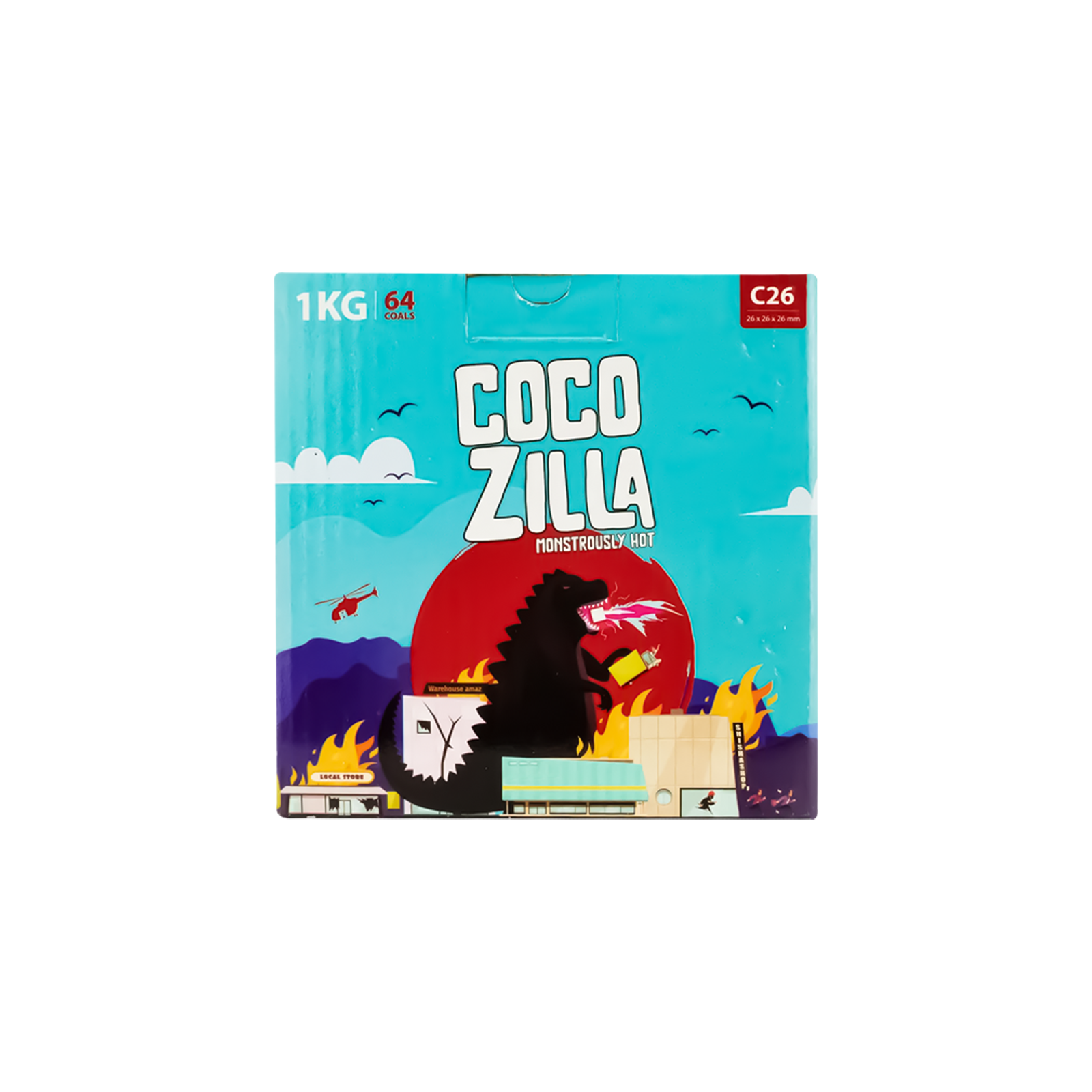 Cocozilla C26 Naturkohle 1 Kg | Shisha Kohle günstig online 2
