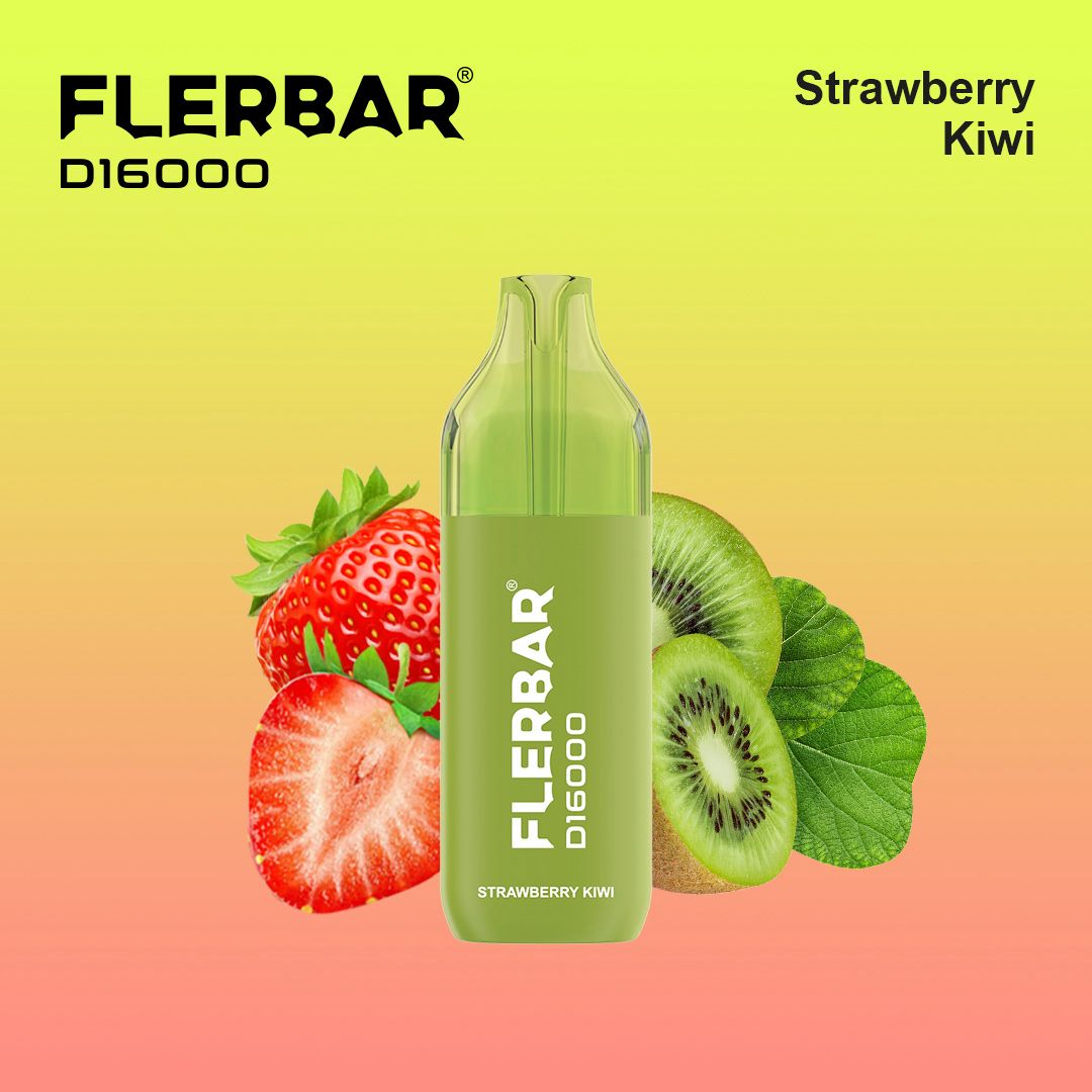 Flerbar D16000 Strawberry Kiwi 12ml Einweg-Vape – 16.000 Züge 2