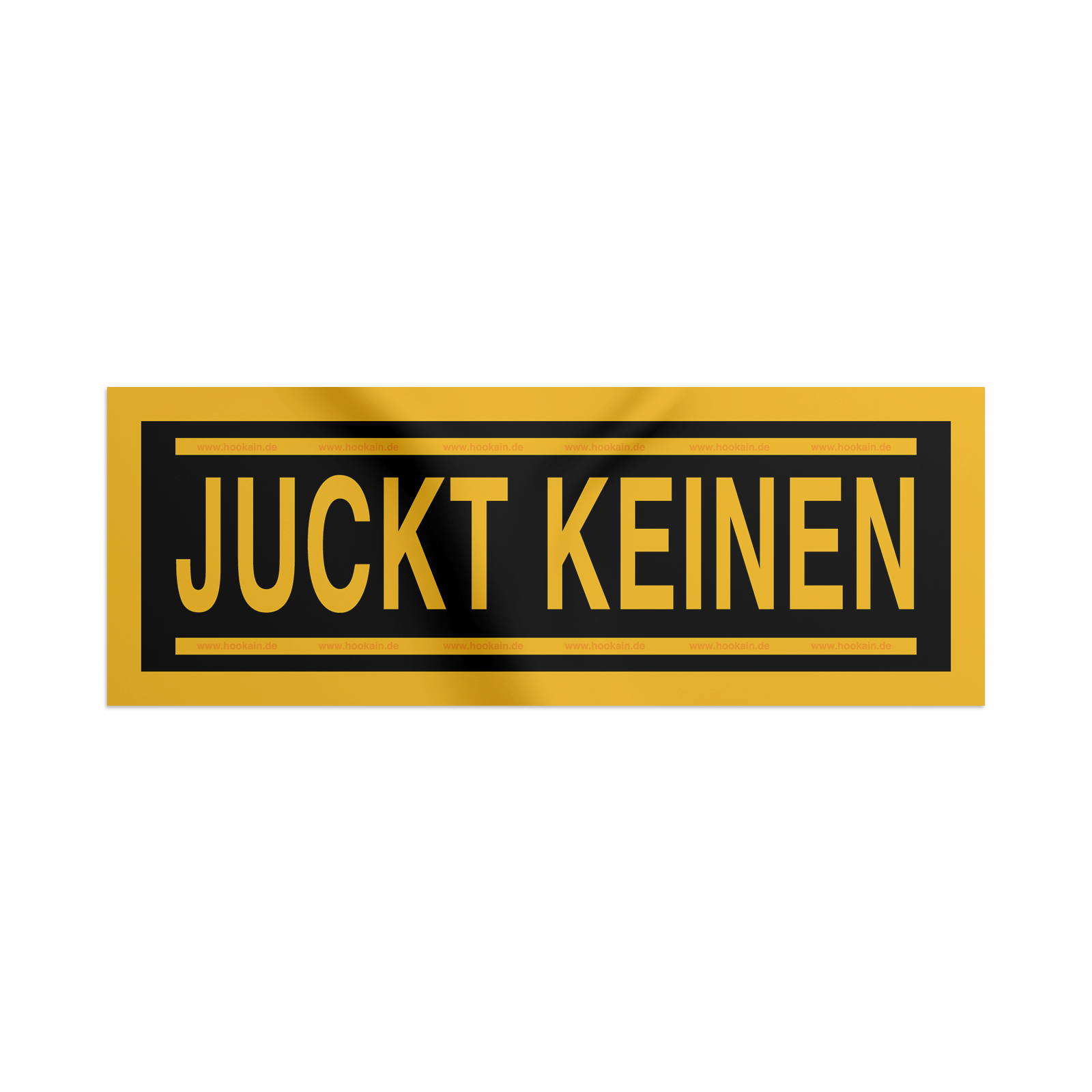 Hookain - Sticker - Juckt Keinen - Lustige Party Aufkleber - 14.8 x 5 cm