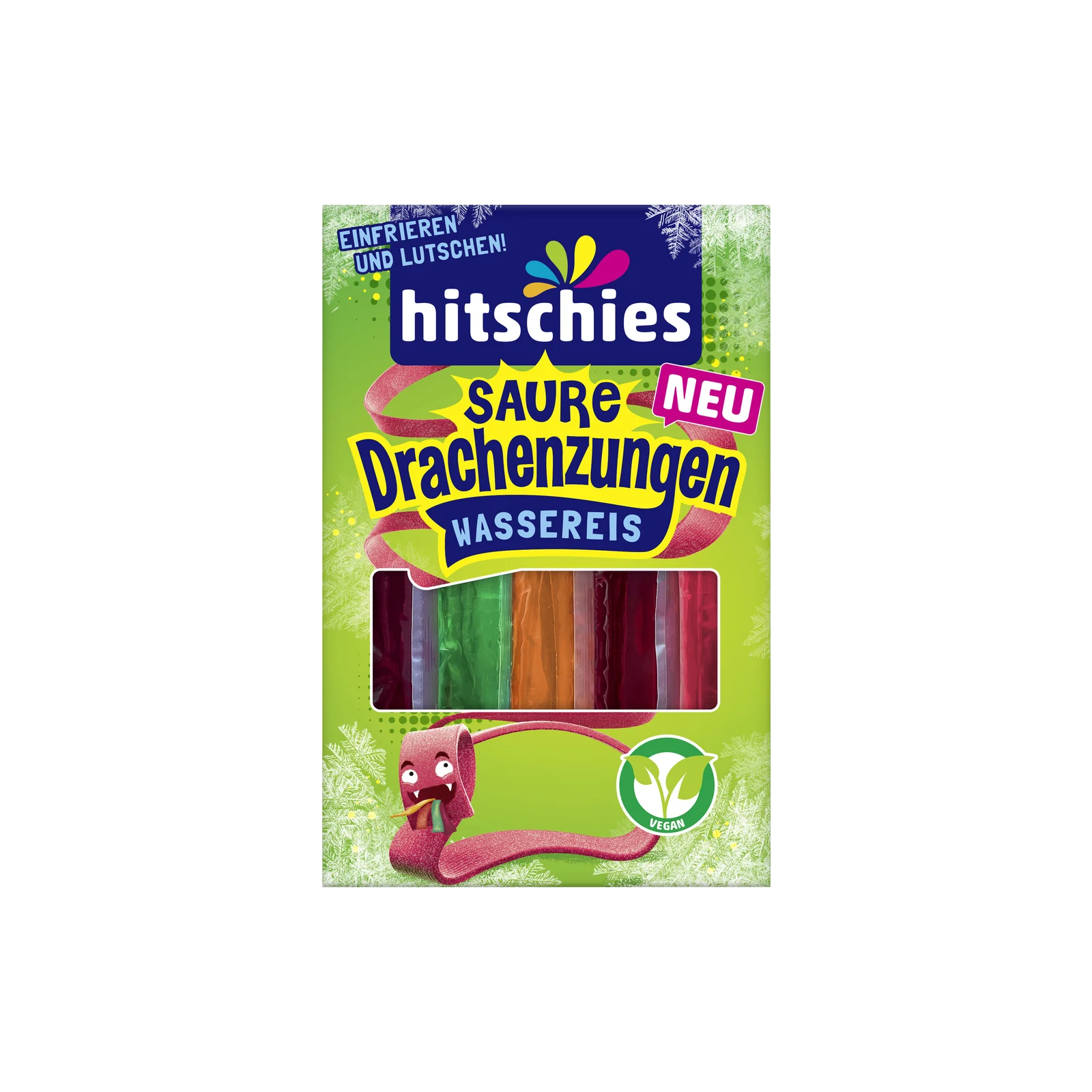 Saure Drachenzungen Brizzl B&auml;lle 100 g | Hitschies online 1