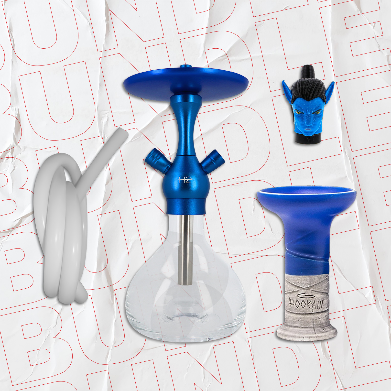 Bundle - Blue Lagoon - Shisha Set