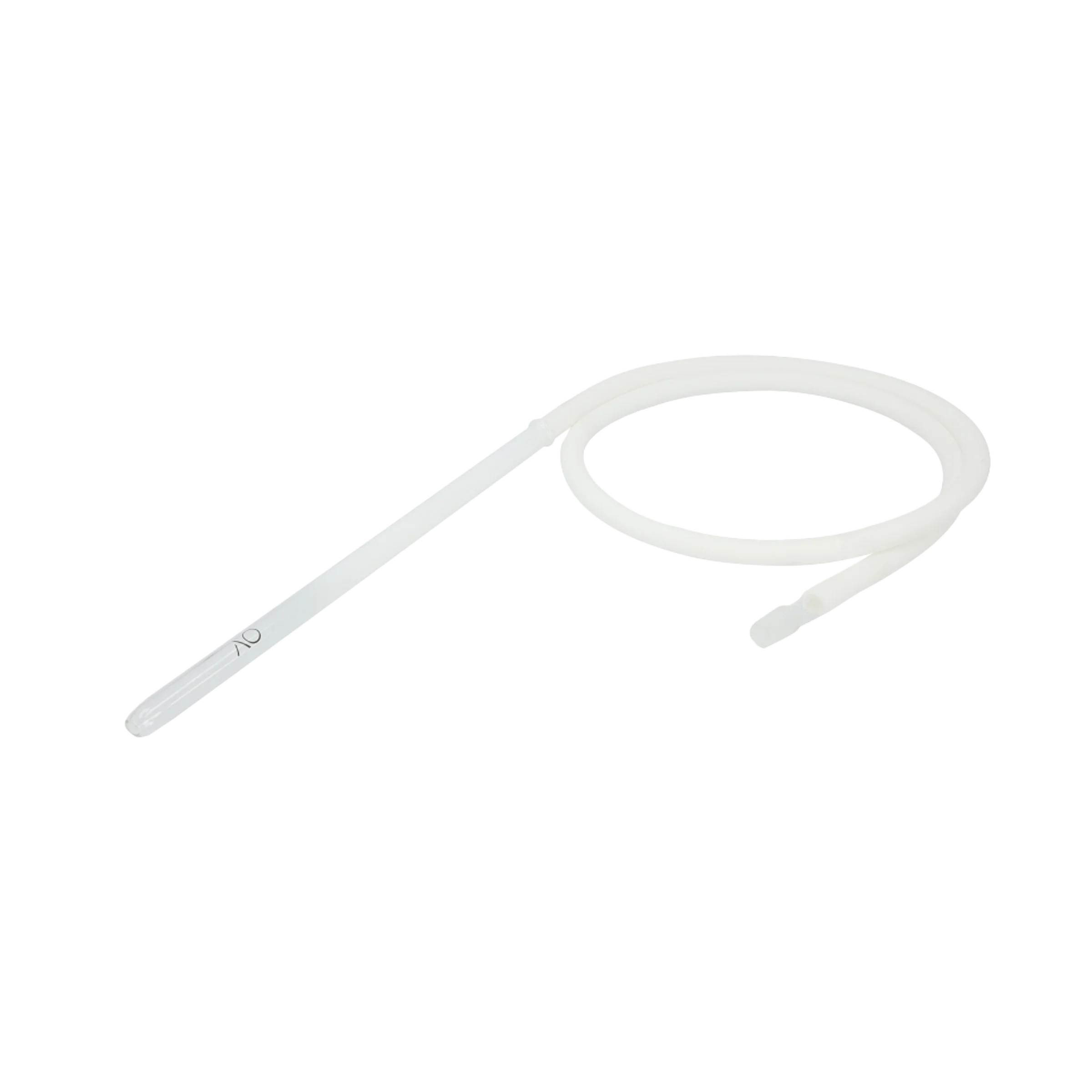 AO - Glass - Mouthpiece - Hoseset - Colored - Round - White