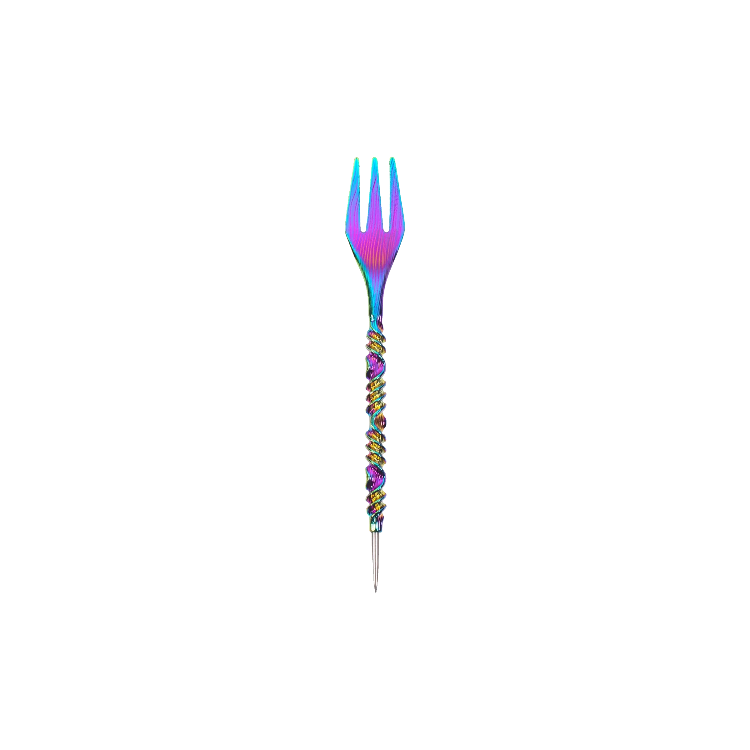 Smoke2U - Fork - Kopfbaubesteck - Fork - Rainbow