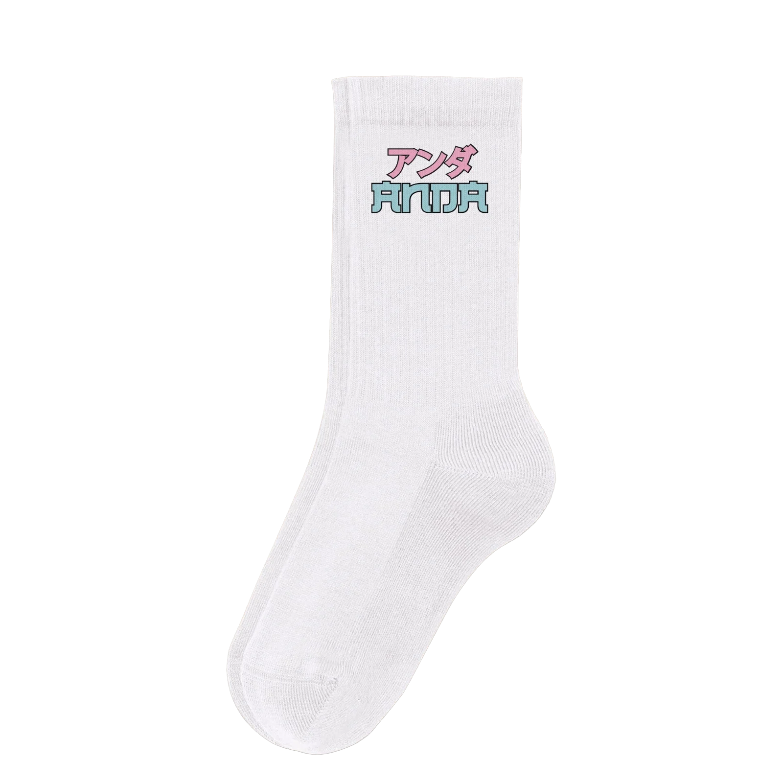 White Socks - Anda - Japan Pink  | Sportsocken