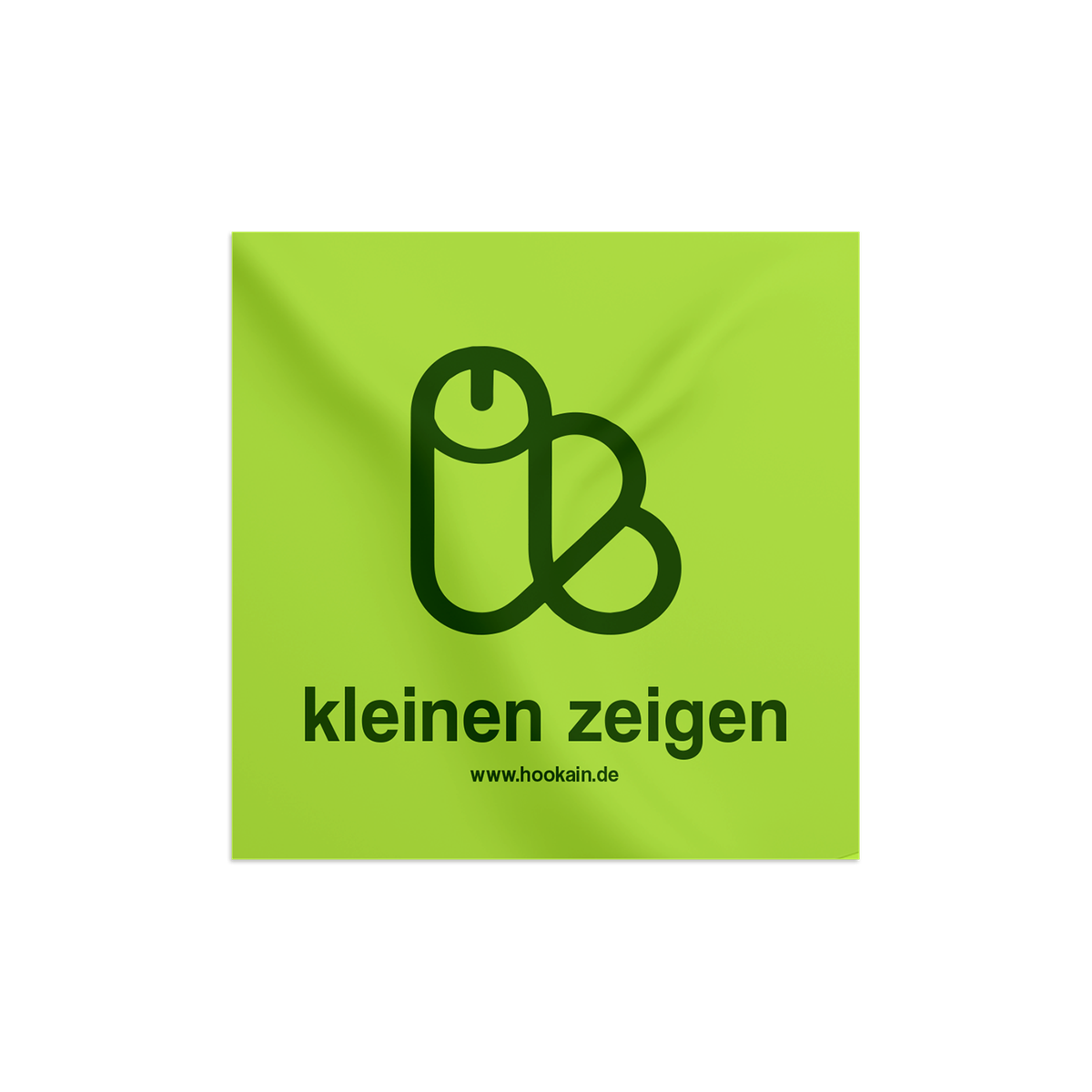 Hookain - Sticker -  Kleinen Zeigen - Lustige Party Aufkleber - 7.4 x 7.4 cm