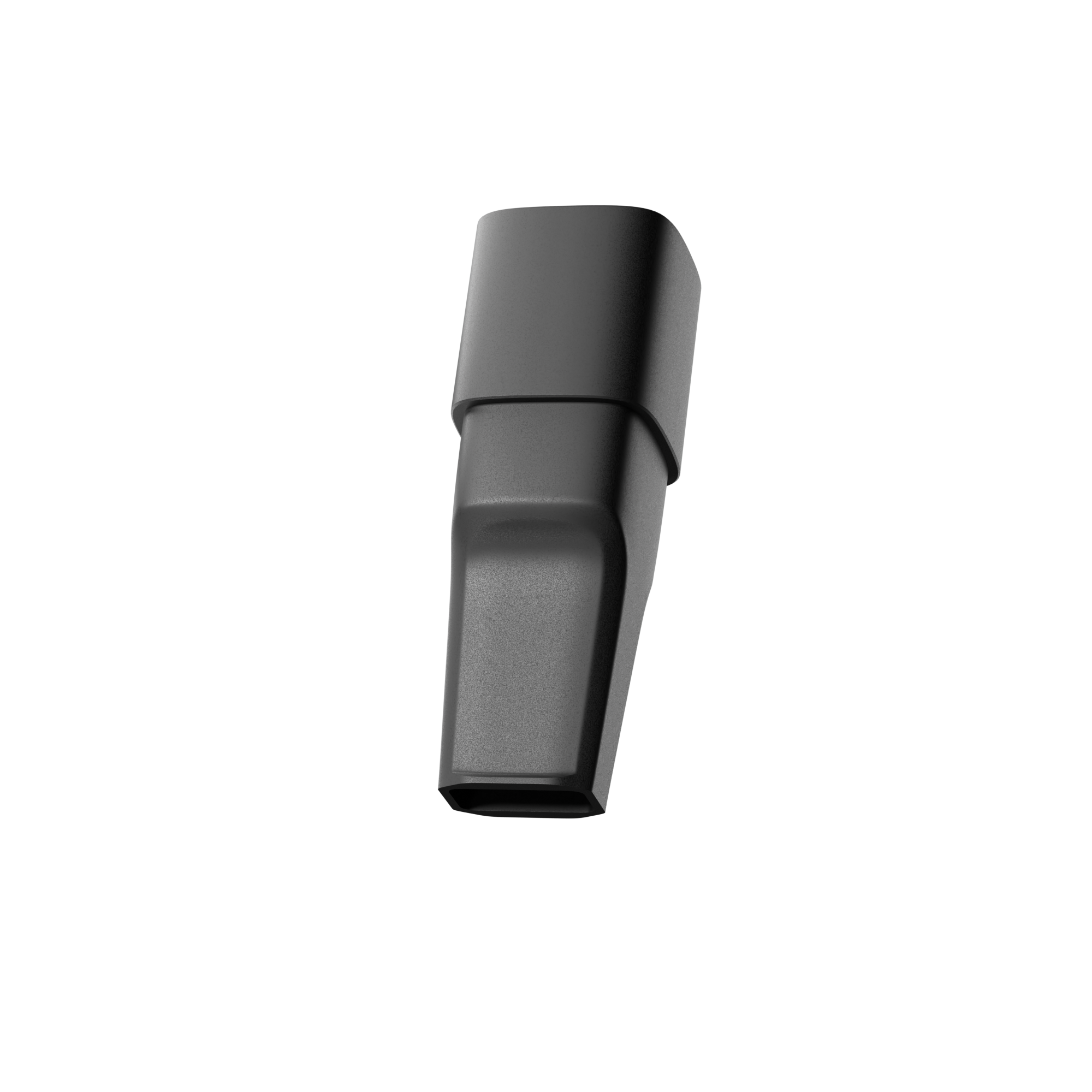 Darkside D-Stick Schwarz: Mundst&uuml;ck mit Silikonansatz, einzeln