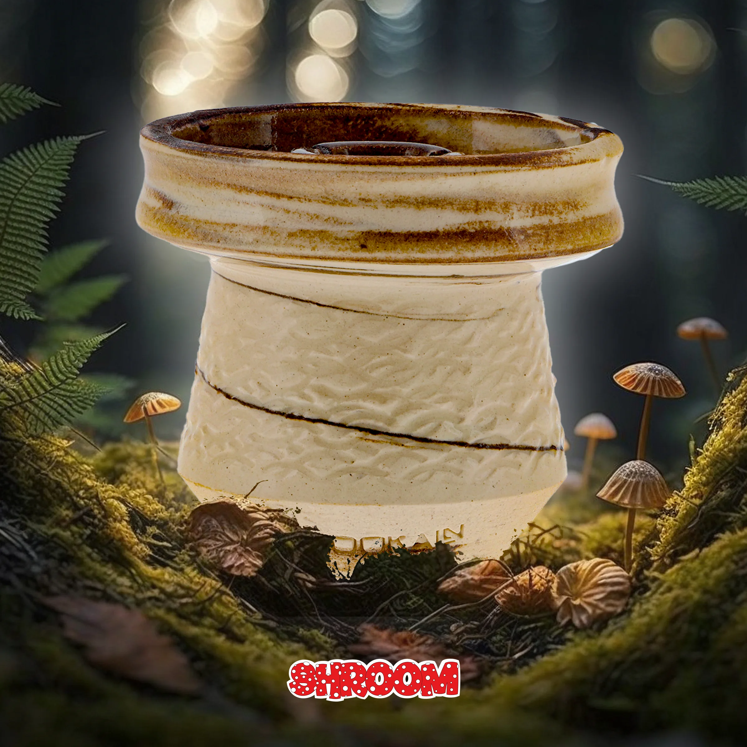 Shroom - Phunnel - White Mix Clay | Alle neuen Farben der Low Capacity Bowl Köpfe günstig online kaufen - Hookain Shisha-Onlineshop