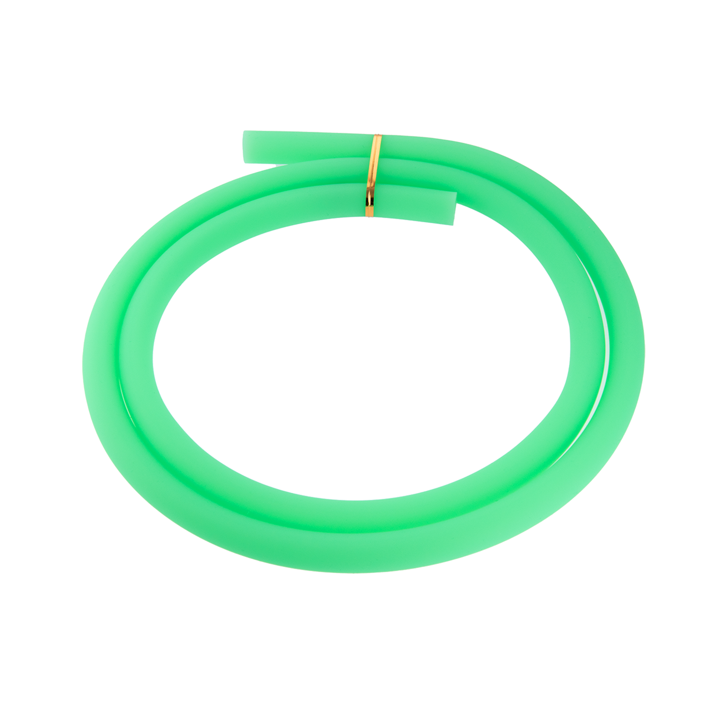 Jookah Glow in the dark Neongrün Matt  | Shisha Schlauch aus Silikon 1