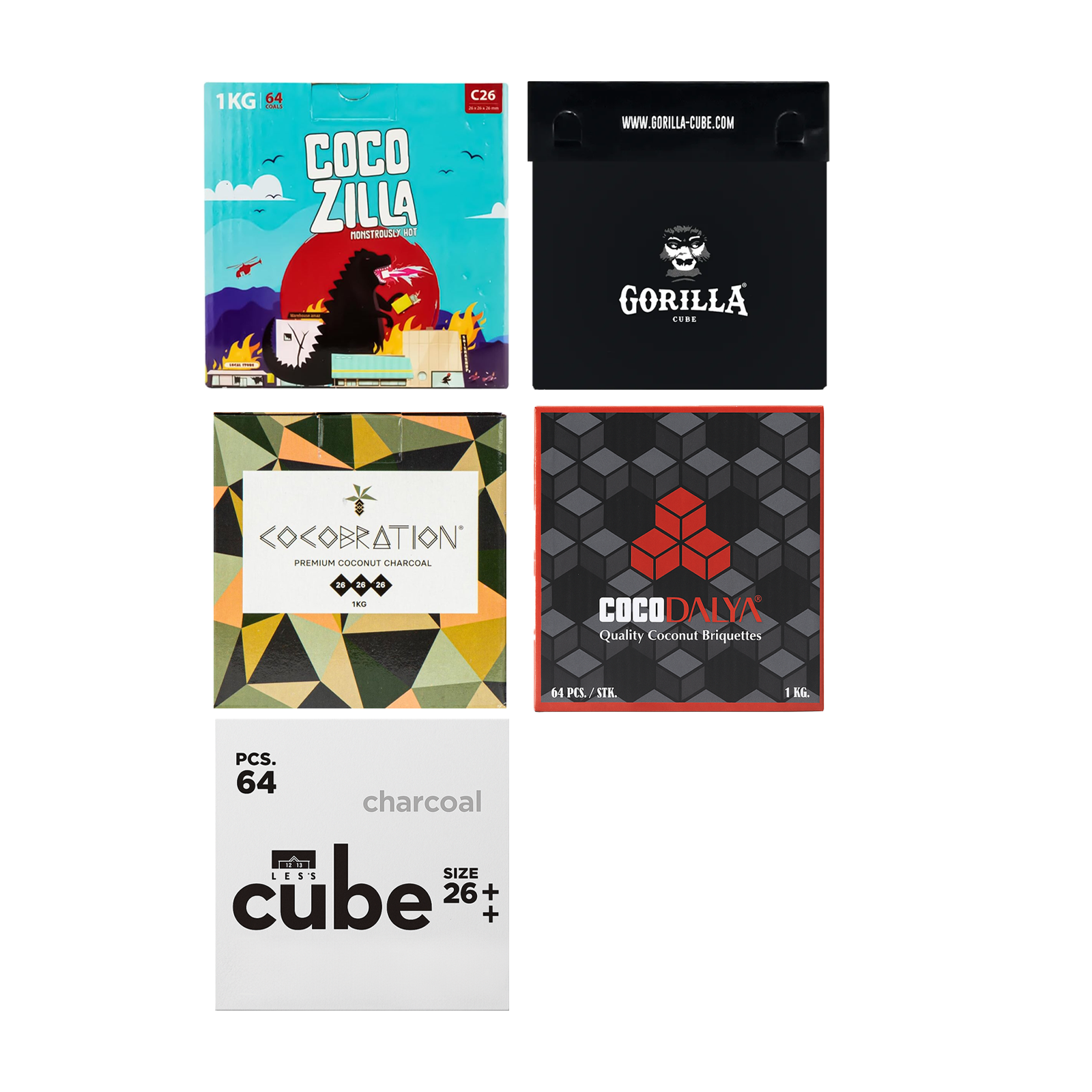 Bundle - 5 KG Kohle für 4 1