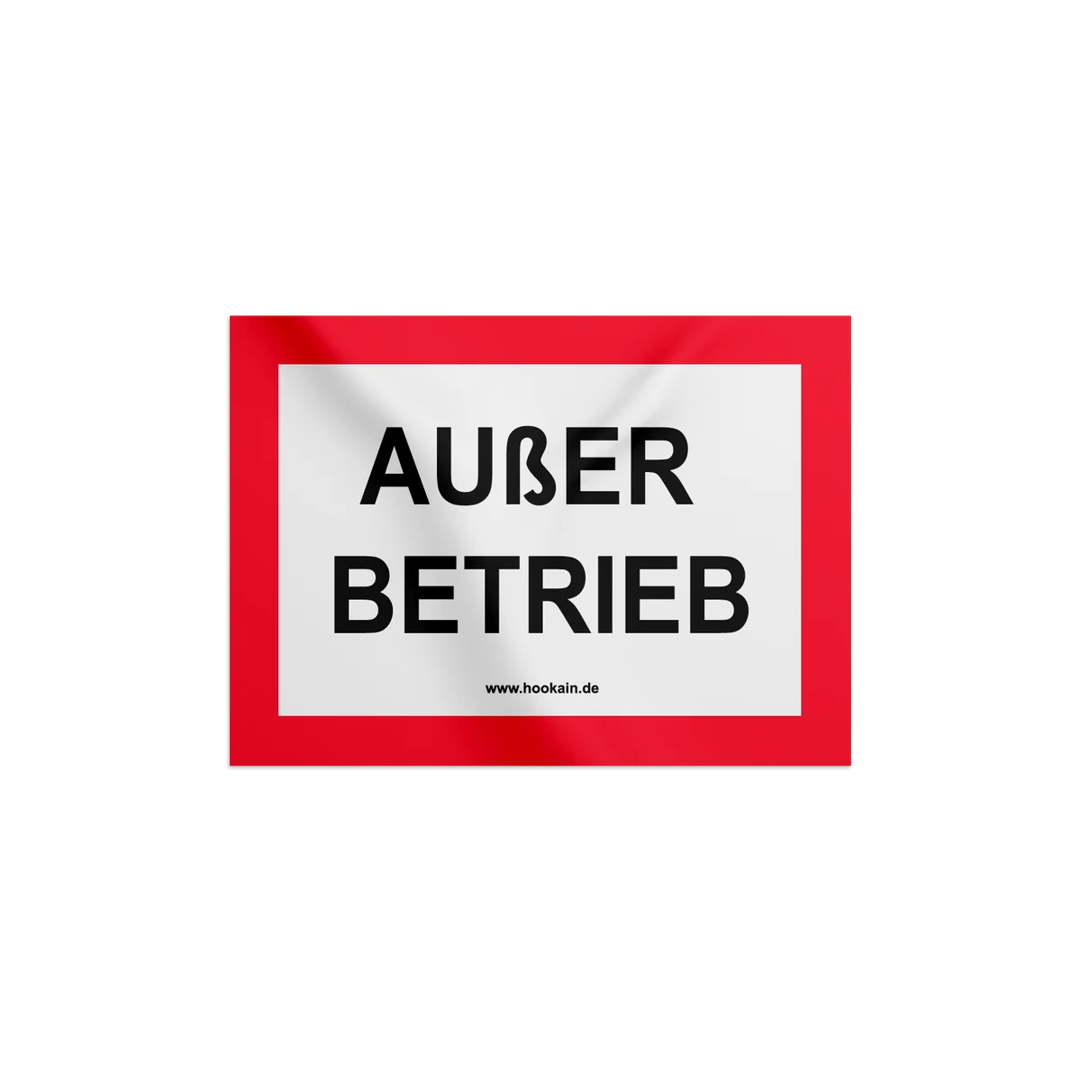 Hookain - Sticker -  Ausser Betrieb - Lustige Party Aufkleber - 7 x 5 cm