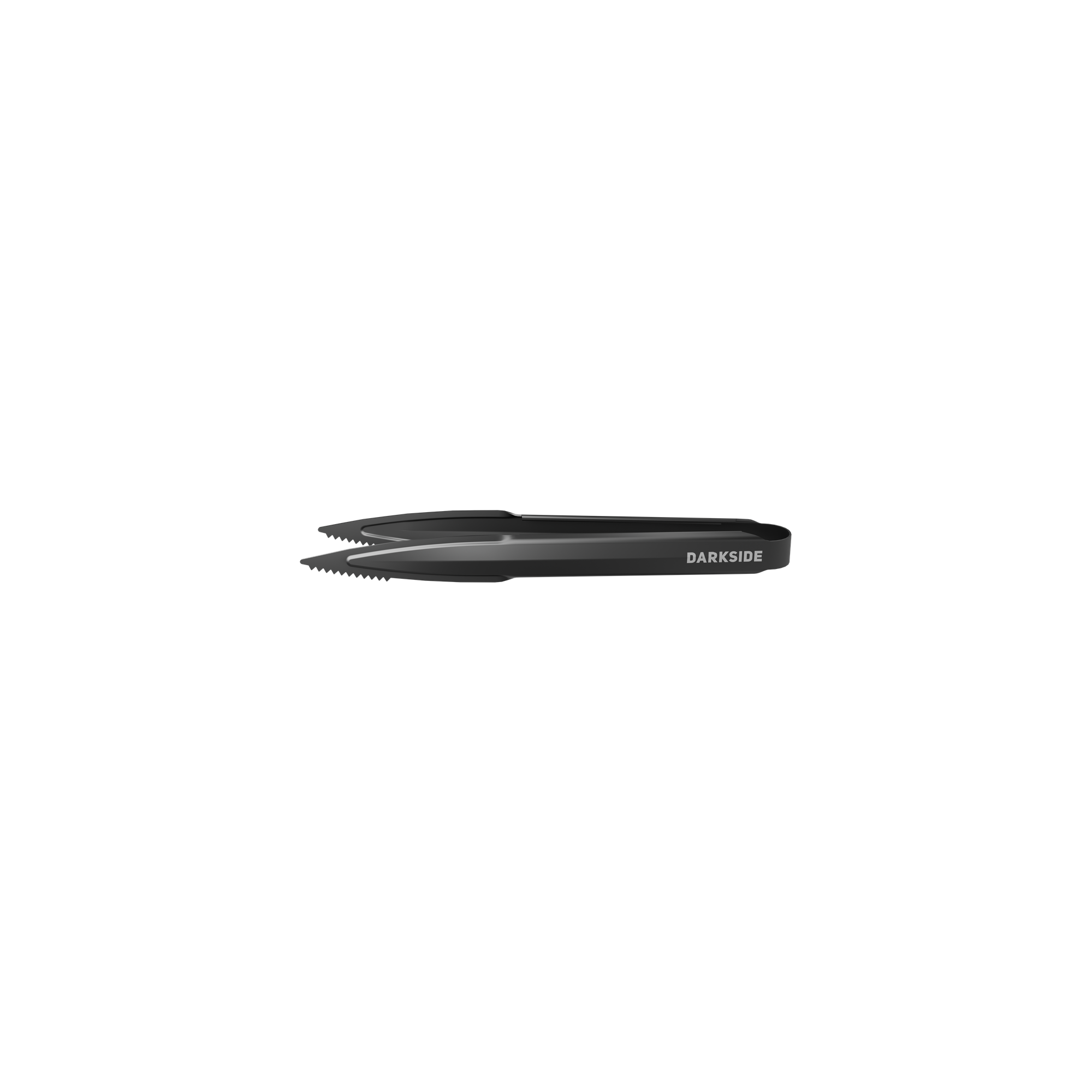 Darkside D-Tong Kohlezange 20 cm in Graphite mit Cuttern