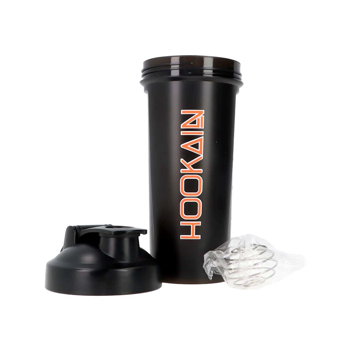 Hookain Shaker Zesty Black – Protein Shaker 600 ml mit Edelstahlkugel & UV-Logo 3