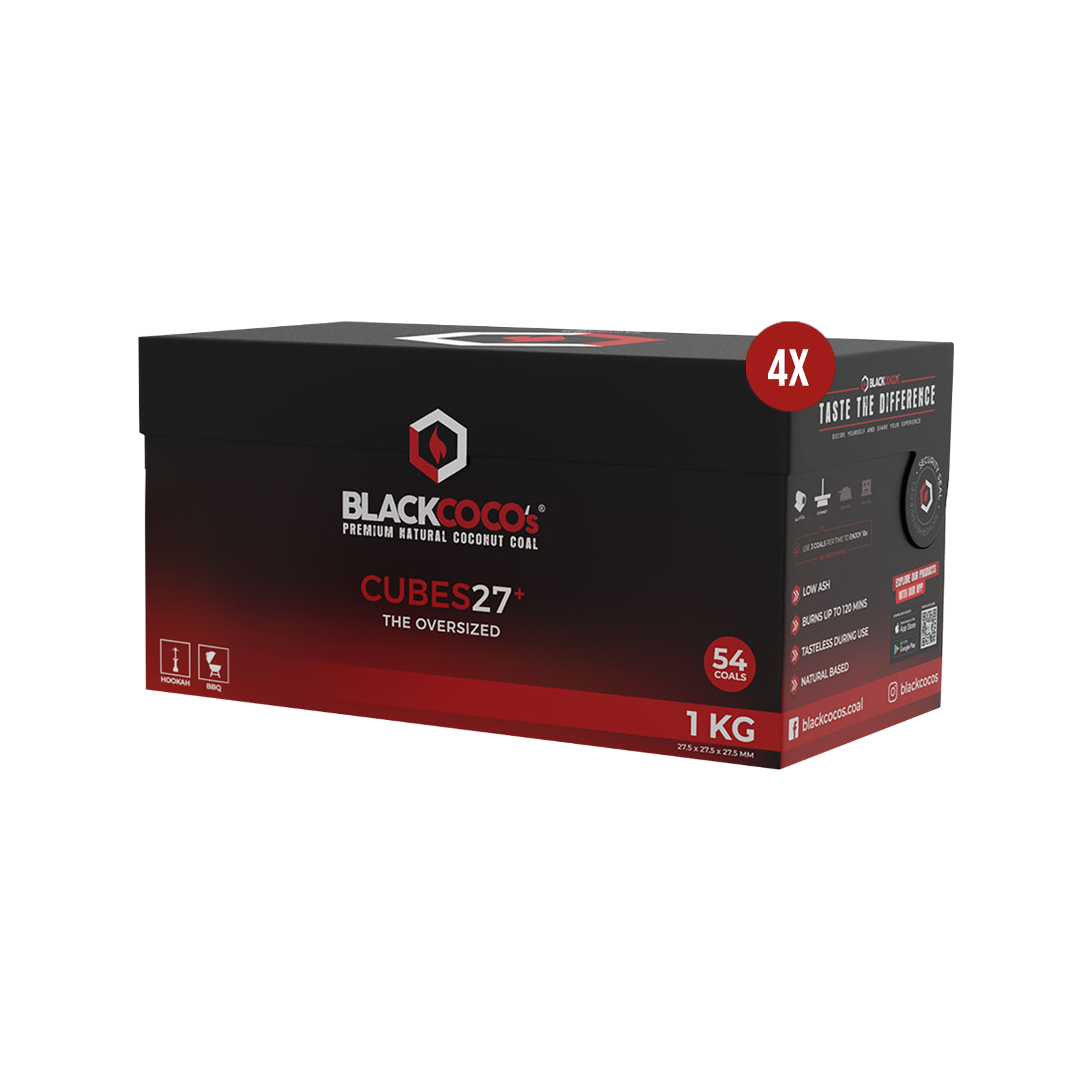 BLACKCOCO's Cubes27+ 4 kg | Premium Naturkohle bestellen 2