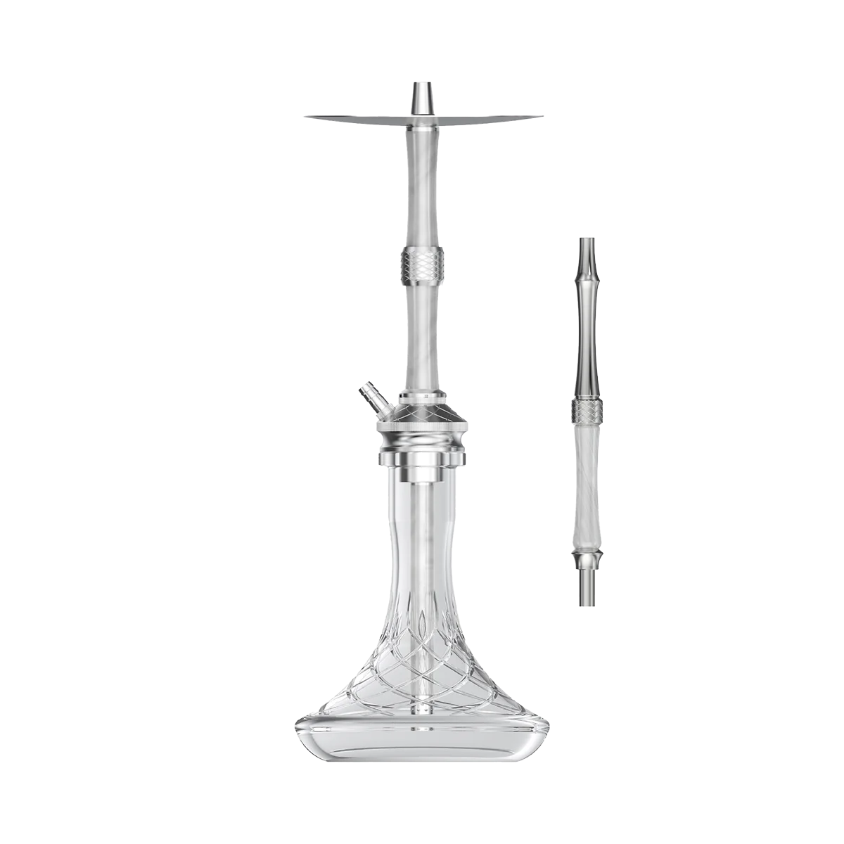 NZ Shisha - BUTTERFLY - silver/white/grey