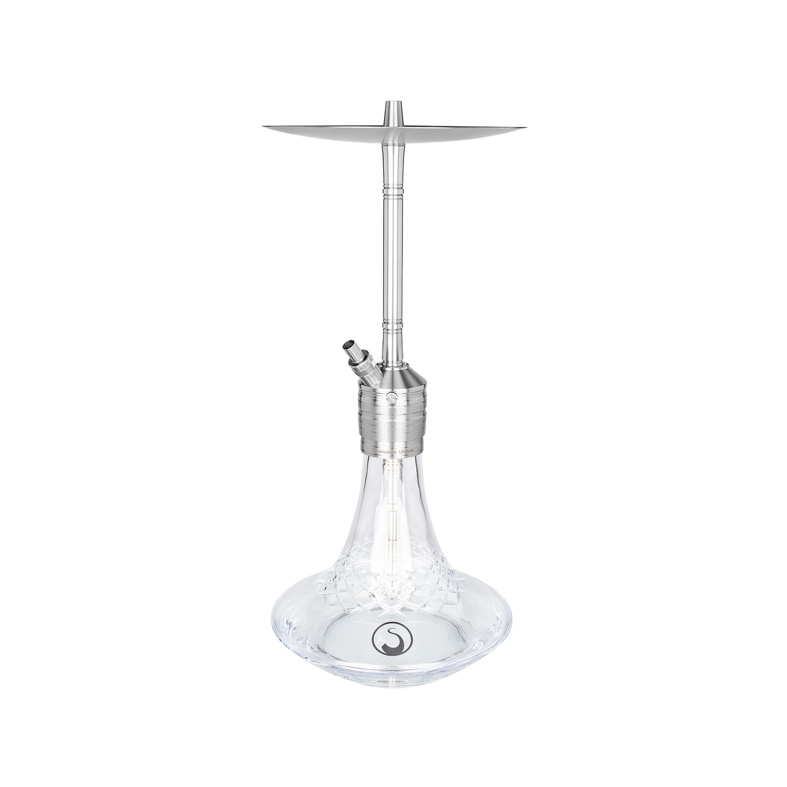 Steamulation Ultimate One Gen. III Crystal – Profi-Shisha mit 1 Anschluss & Top-Features 1