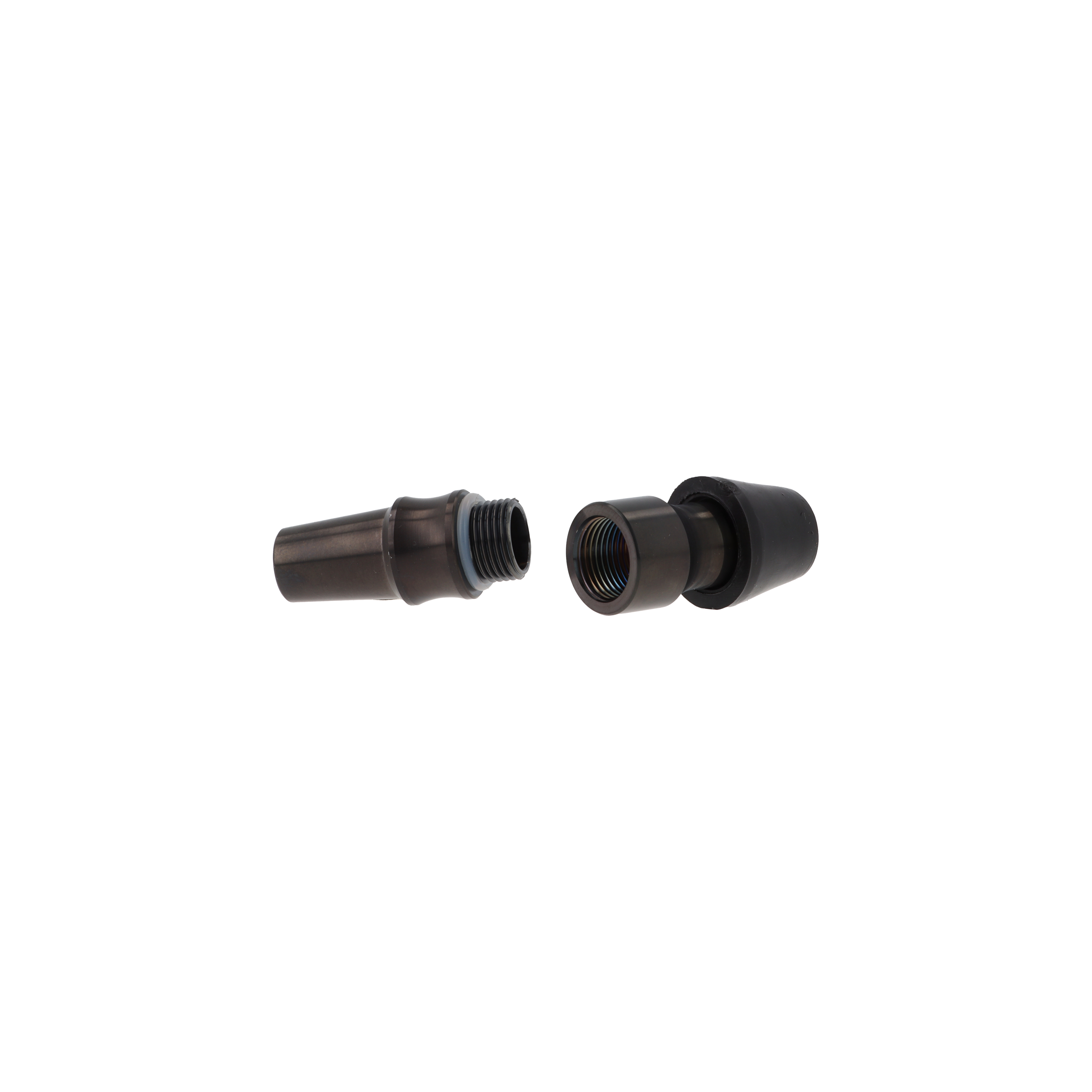 AO - SmokeTube - Adapter Set - Stainless Steel - 18/8 - Gun Metal