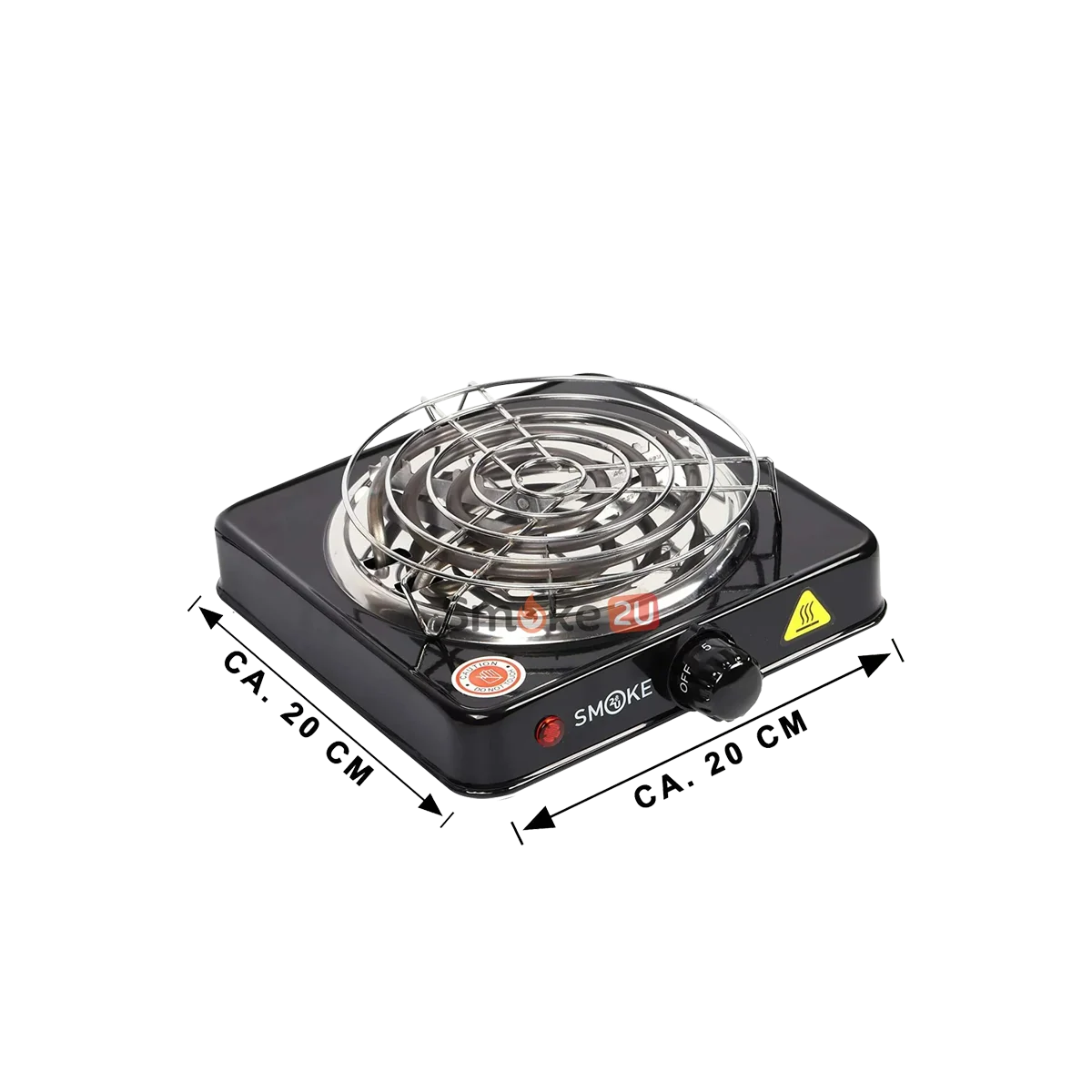 Smoke2u - Hotplate - Kohleanz&uuml;nder - 1000W2