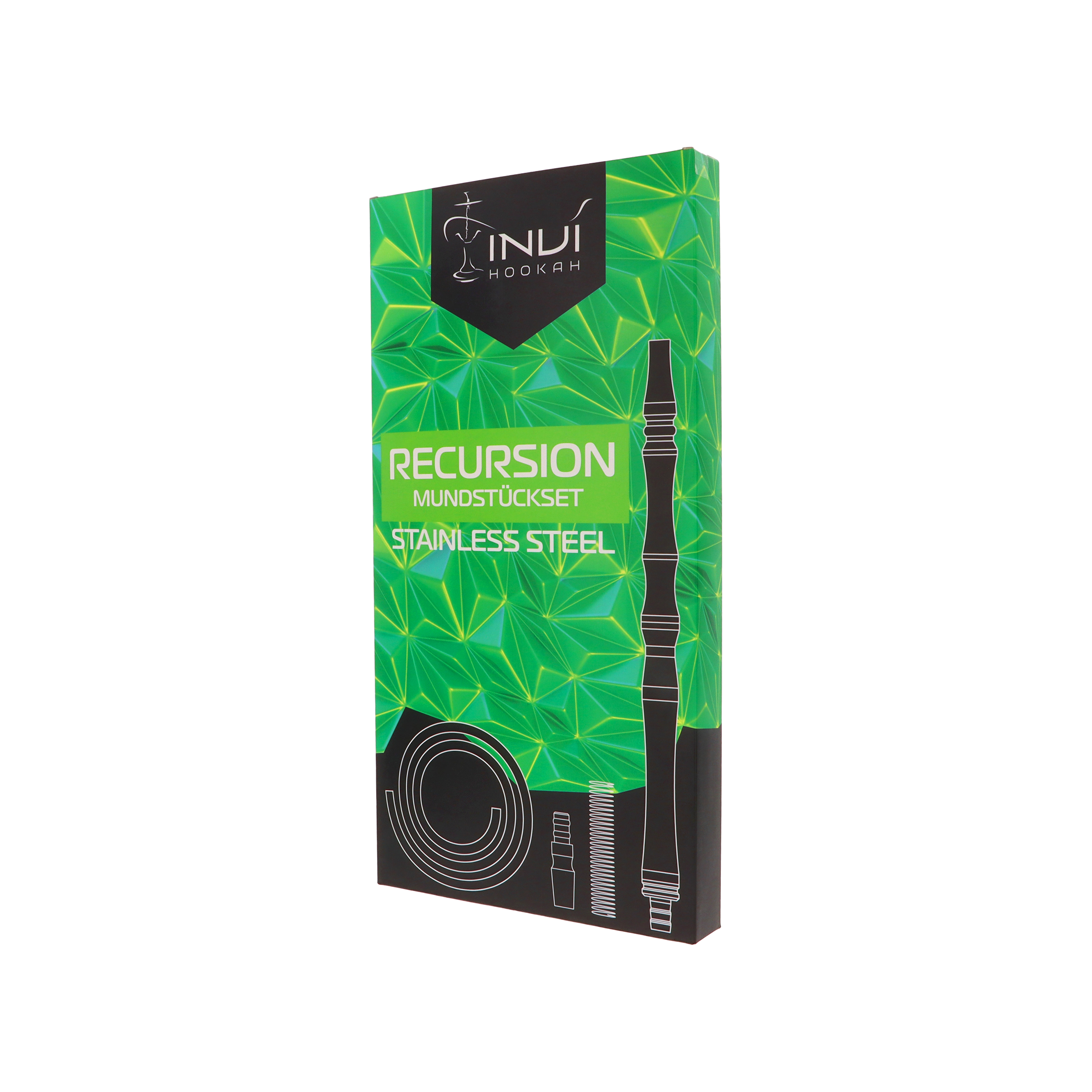Invi - Recursion - - Hose Set -  - Stainless Steel - 18/8 - Gun Metal - Black - Weiss