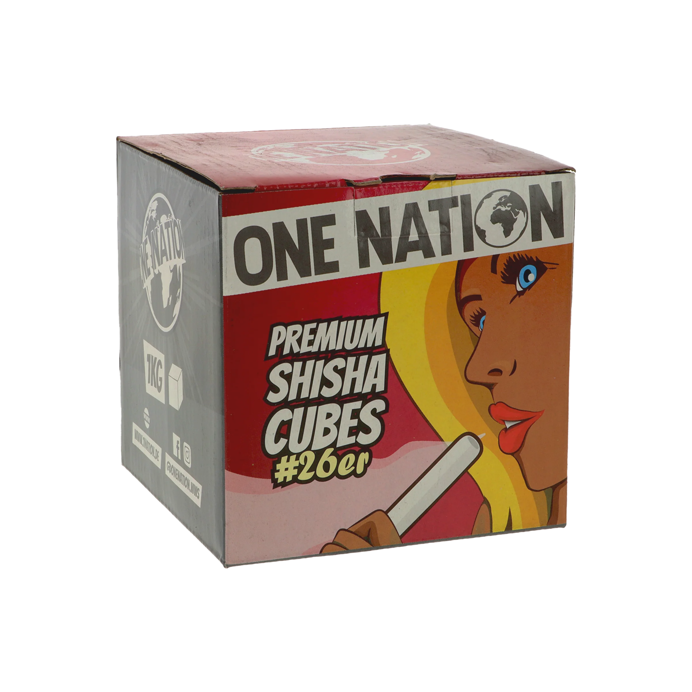 One - Nation - Shisha - Cubes - #26er - 1KG