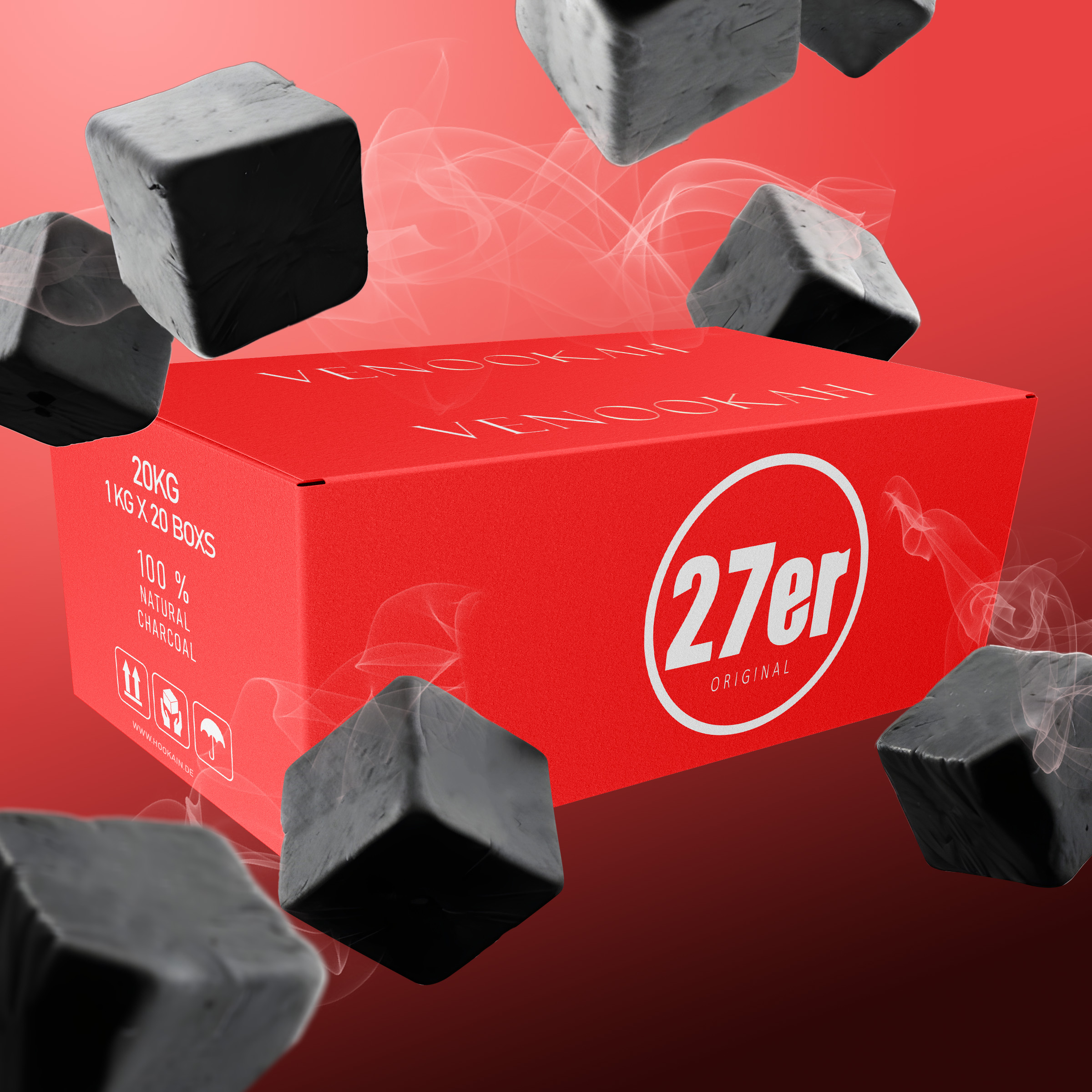 27er Original Naturkohle 27mm 20 kg | G&uuml;nstig online 1
