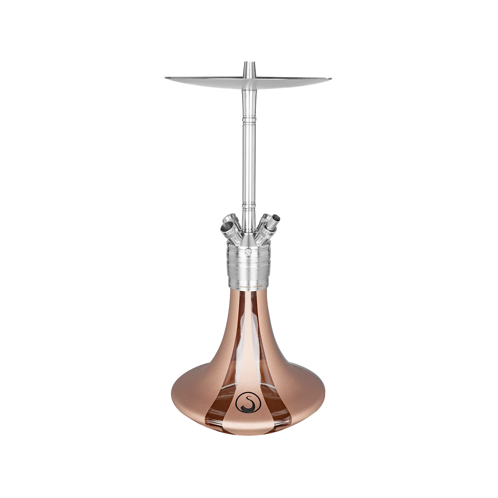 Steamulation Gen. III Amber Matt Metallic Shisha – Premium 4-Schlauch Wasserpfeife 1