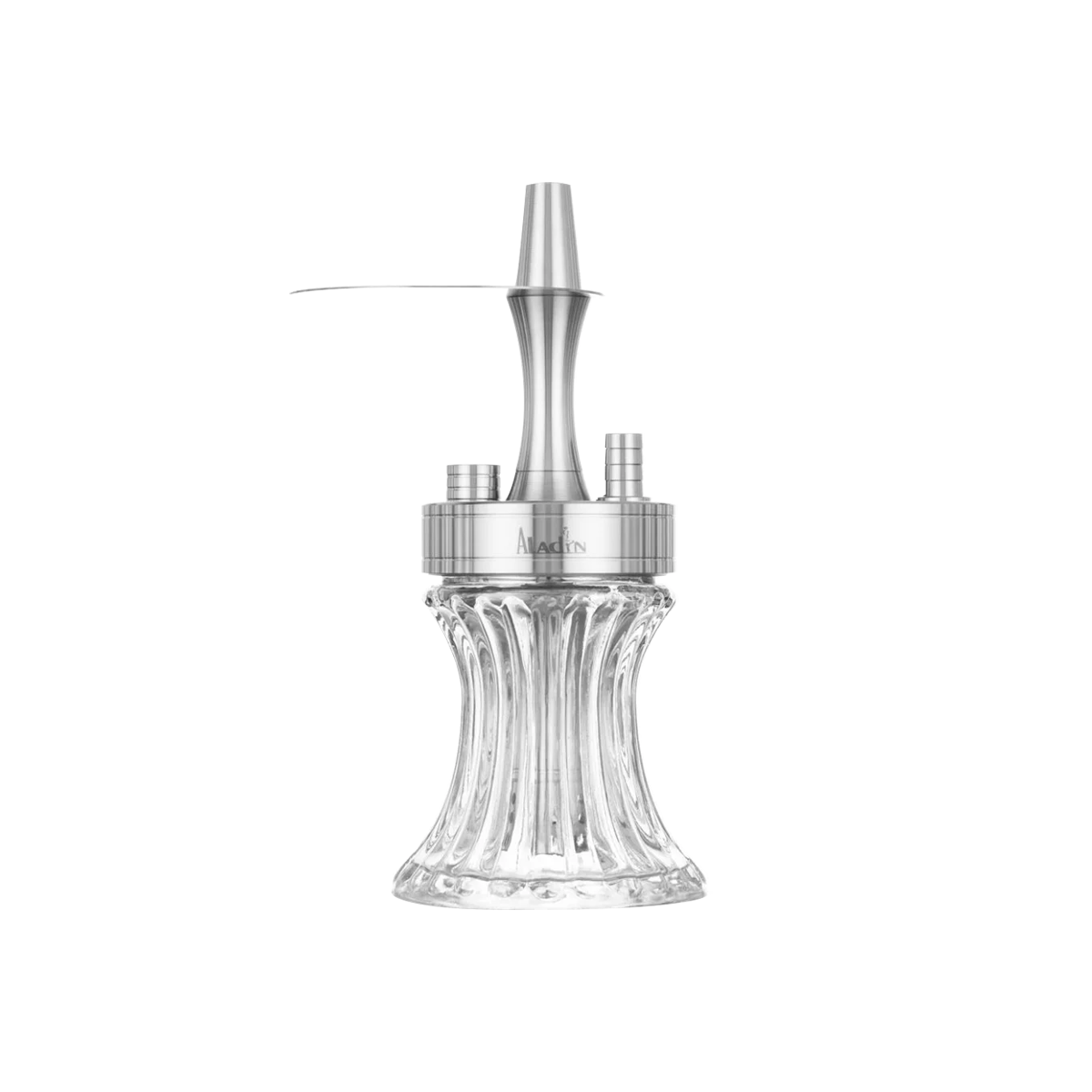 Aladin 2 Go Stainless Steel Clear &ndash; Travel Shisha 